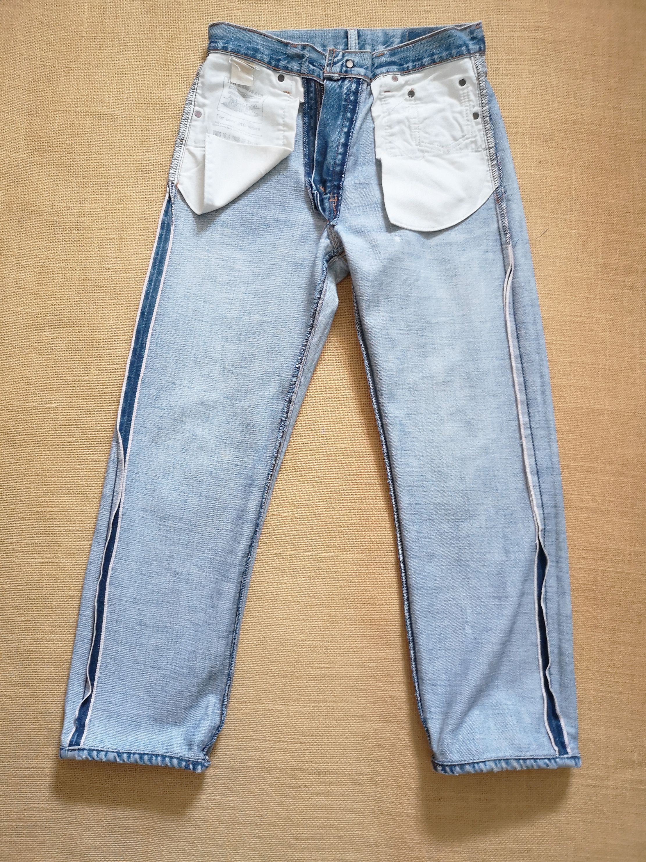 Levi's Levi's 502xx - 1990s - Big E Red Line Selvedge Japan W29 L28 Size US 29 - 10 Thumbnail