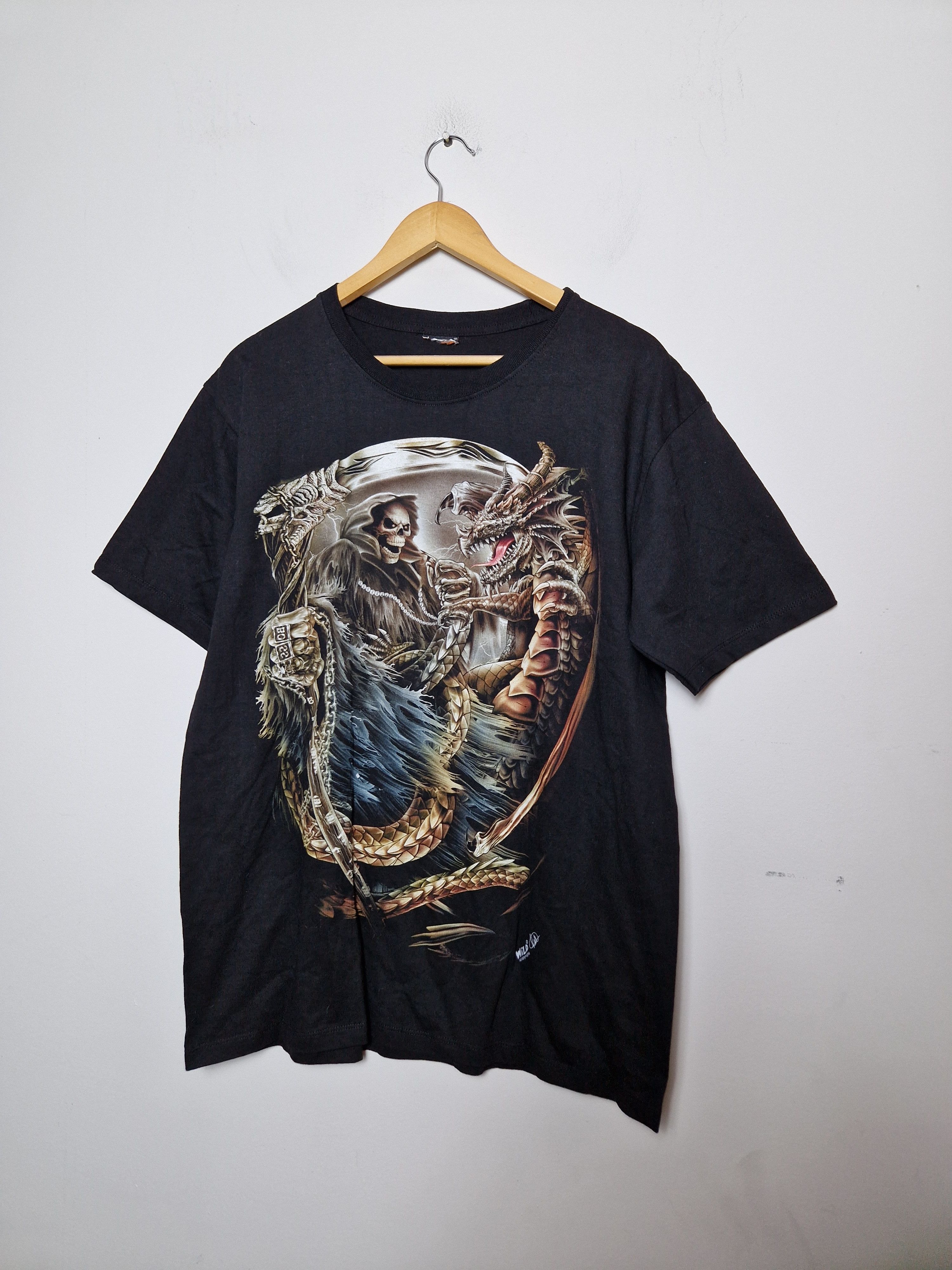 Band Tees vintage dragon printed t-shirt rock metal darkness vampire Size US L / EU 52-54 / 3 - 5 Thumbnail