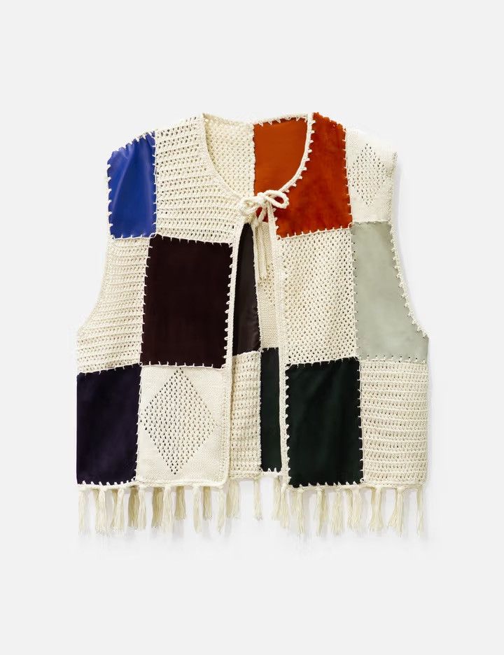 Ader Error Ader Error Knit Vest Ivory O/S | Grailed