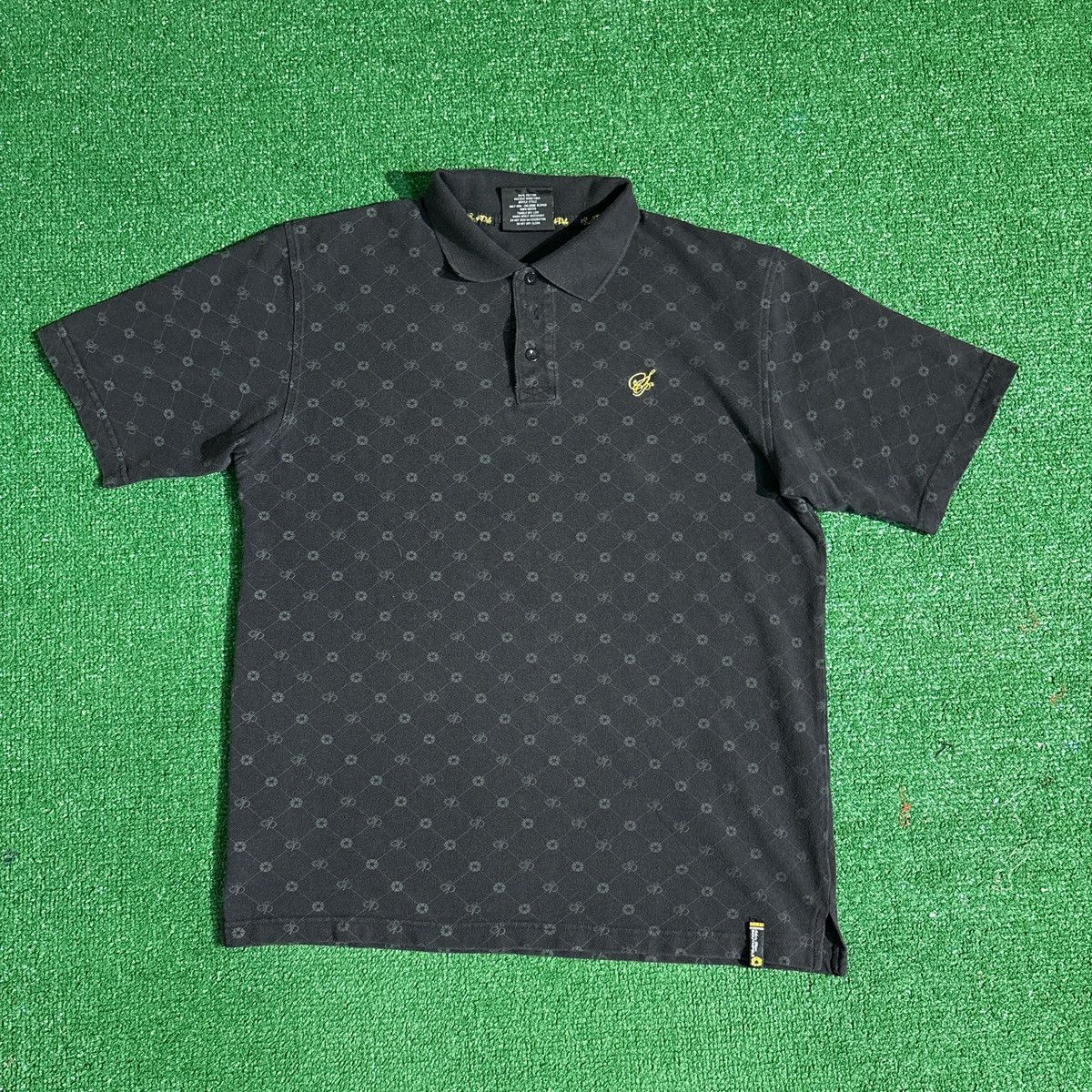 Southpole Y2K AOP Southpole Black Polo Shirt Size M Size US M / EU 48-50 / 2 - 1 Thumbnail