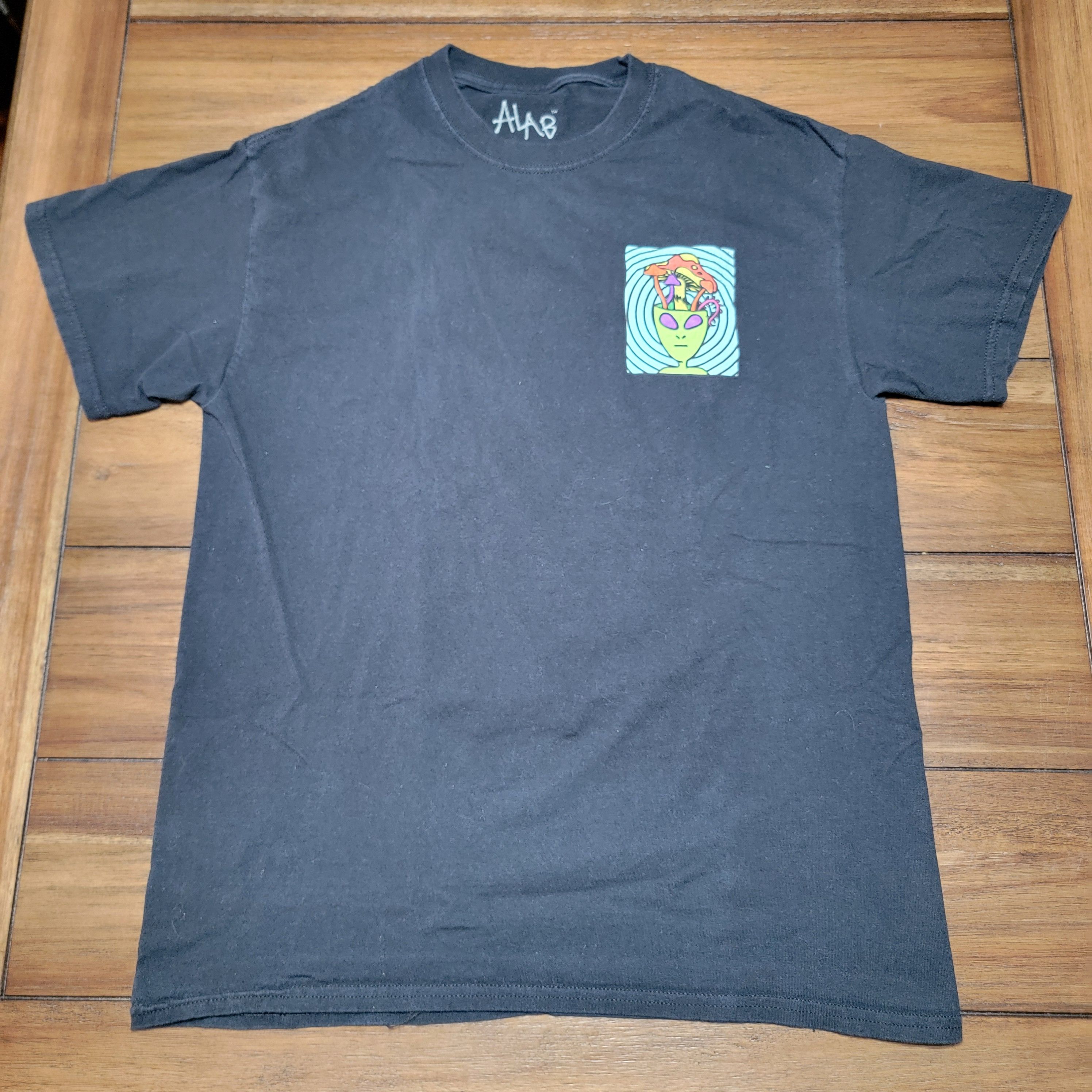 A.LAB Alab SS Black Unisex Tee "Expand Your Mind" - Size Medium Size US M / EU 48-50 / 2 - 3 Thumbnail
