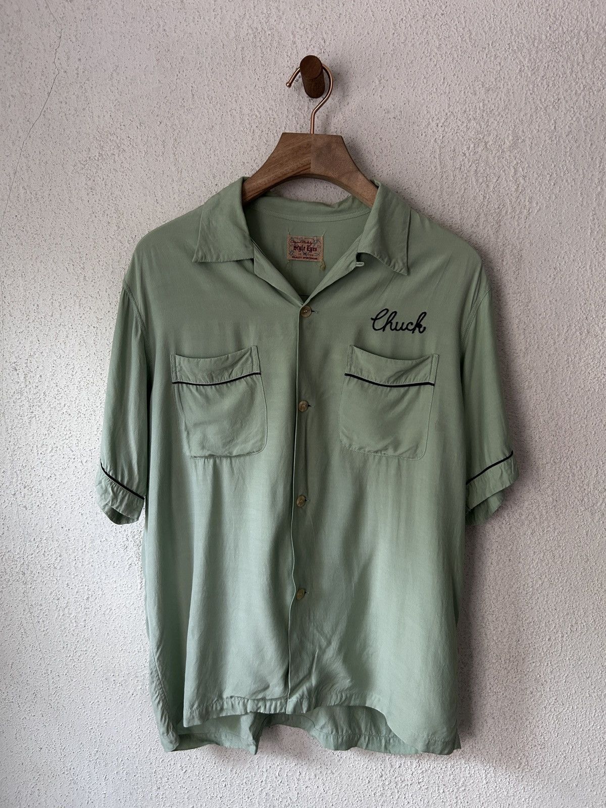 Vintage Vintage Bowling Shirt By Style Eyes Size US M / EU 48-50 / 2 - 2 Thumbnail