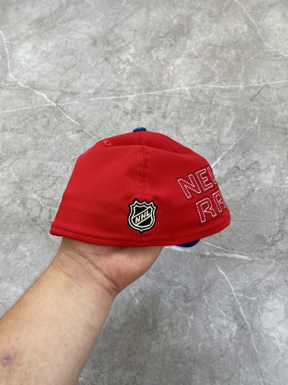 Reebok Vintage Reebok NHL New York NY Rangers Nylon Cap Hockey Y2K Size ONE SIZE - 4 Thumbnail