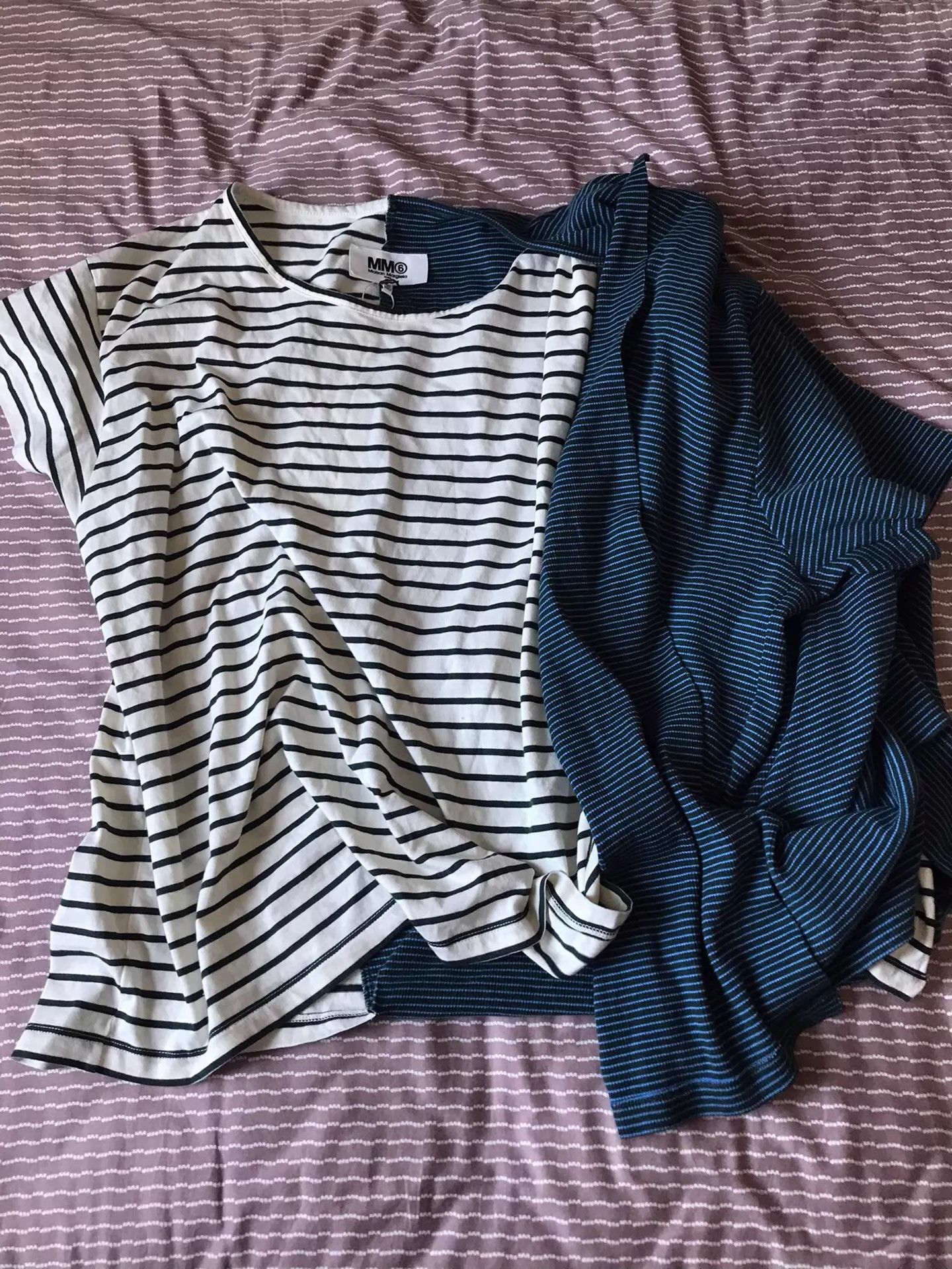 MM6 MM6 Oversized Two-Piece Paneled Short Tee Unisex M Size US M / EU 48-50 / 2 - 3 Thumbnail