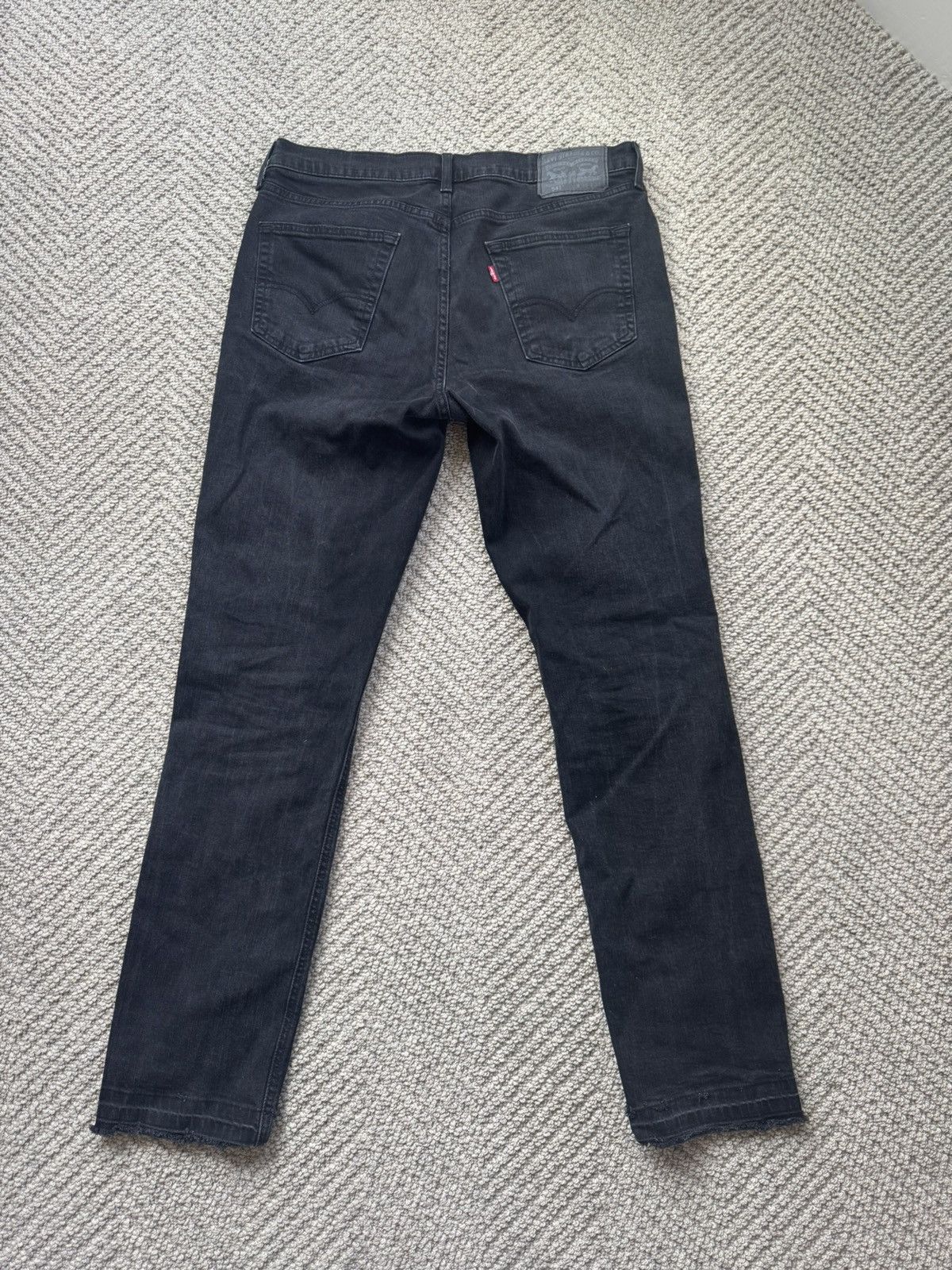 Levi's Vintage Black Distressed Levis Size US 34 / EU 50 - 2 Thumbnail