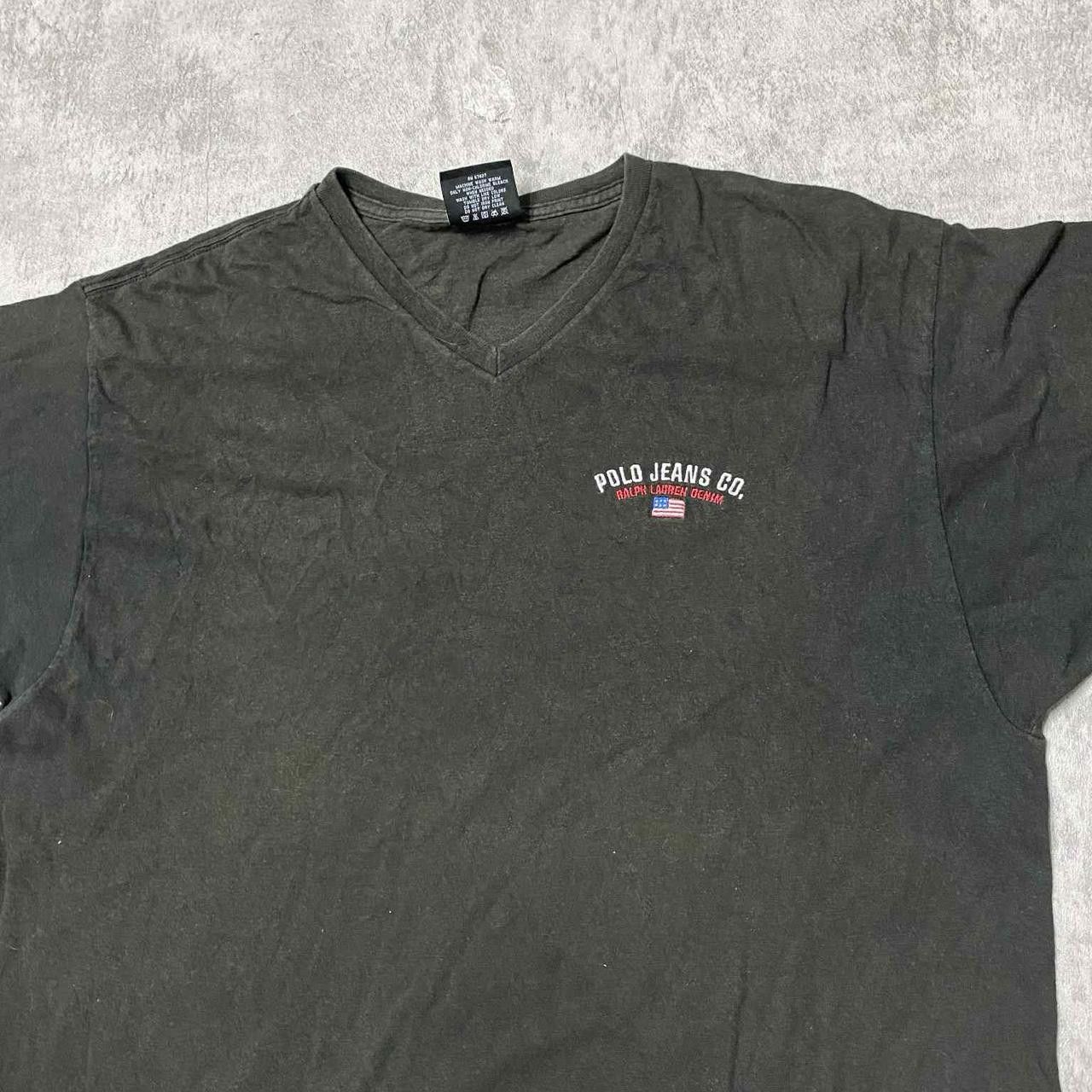 Polo Ralph Lauren Black Polo Ralph Lauren vintage cotton T-shirt Size US L / EU 52-54 / 3 - 3 Thumbnail