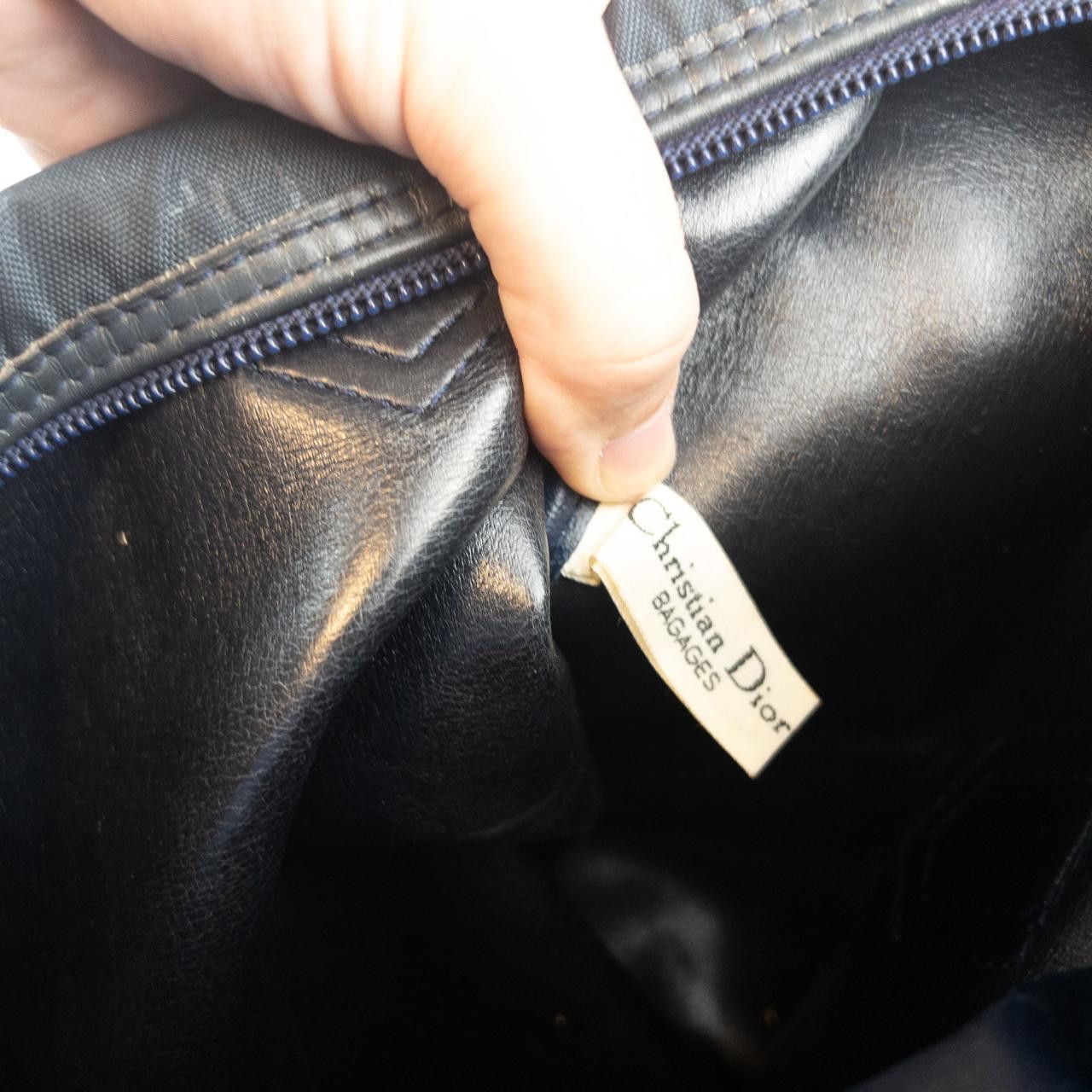 Dior Vintage Dior Monogram Duffle Bag Size ONE SIZE - 4 Thumbnail