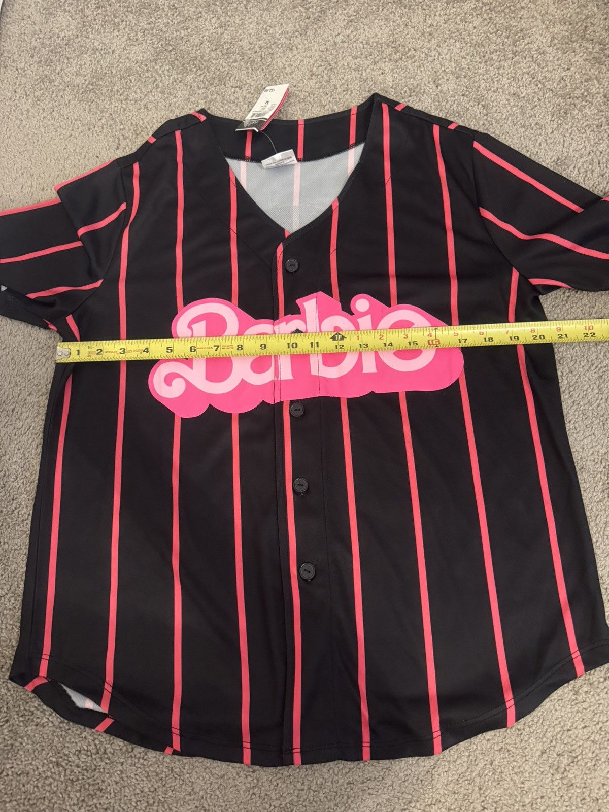 Other Pinstriped Barbie Graphic Baseball Jersey Size Medium Size M / US 6-8 / IT 42-44 - 5 Thumbnail