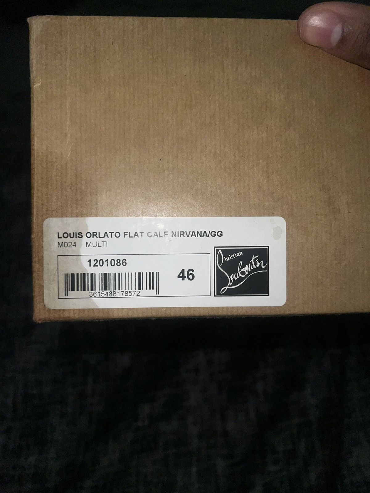 Christian Louboutin Christian Louboutin Louis Orlato Flat Calf Nirvana/GG Size US 13 / EU 46 - 9 Thumbnail