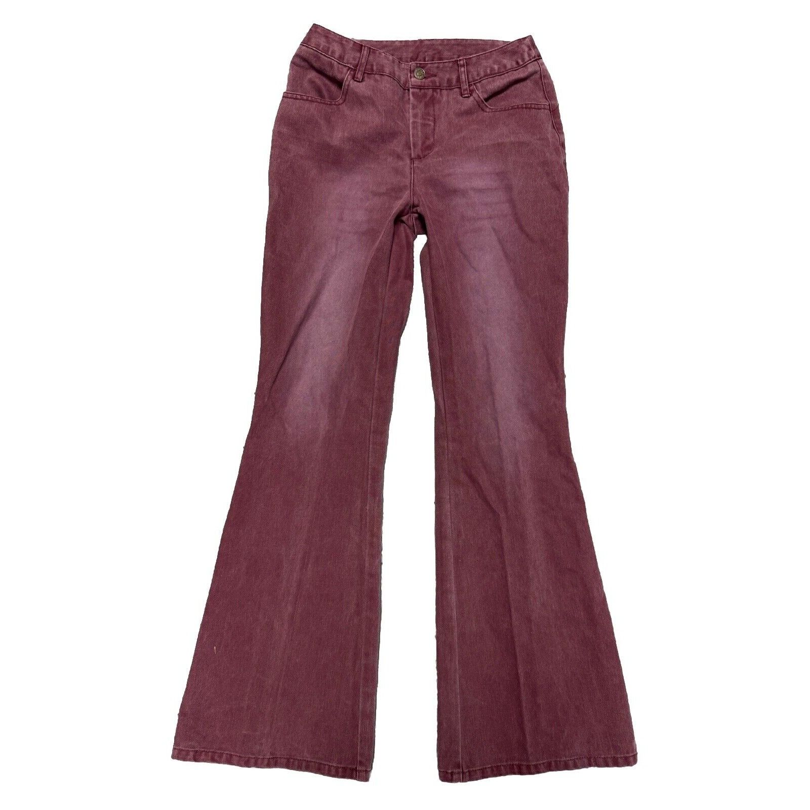 Vintage Vintage Y2K Flared Jeans Womens Purple Jeanology Size 4 Size 27" / US 4 / IT 40 - 1 Thumbnail