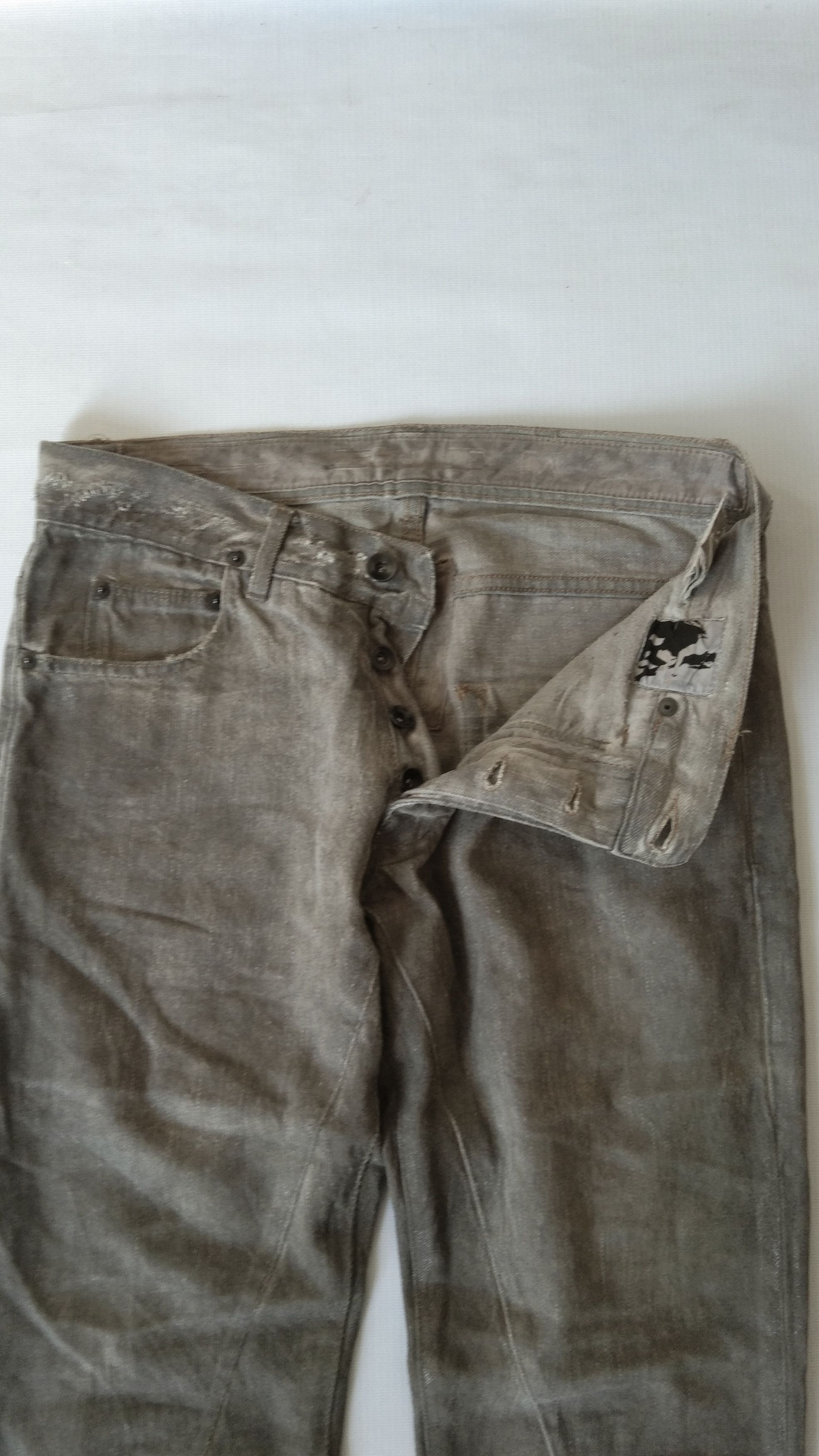 Rick owen drkshdw silver mud 2010 denim
