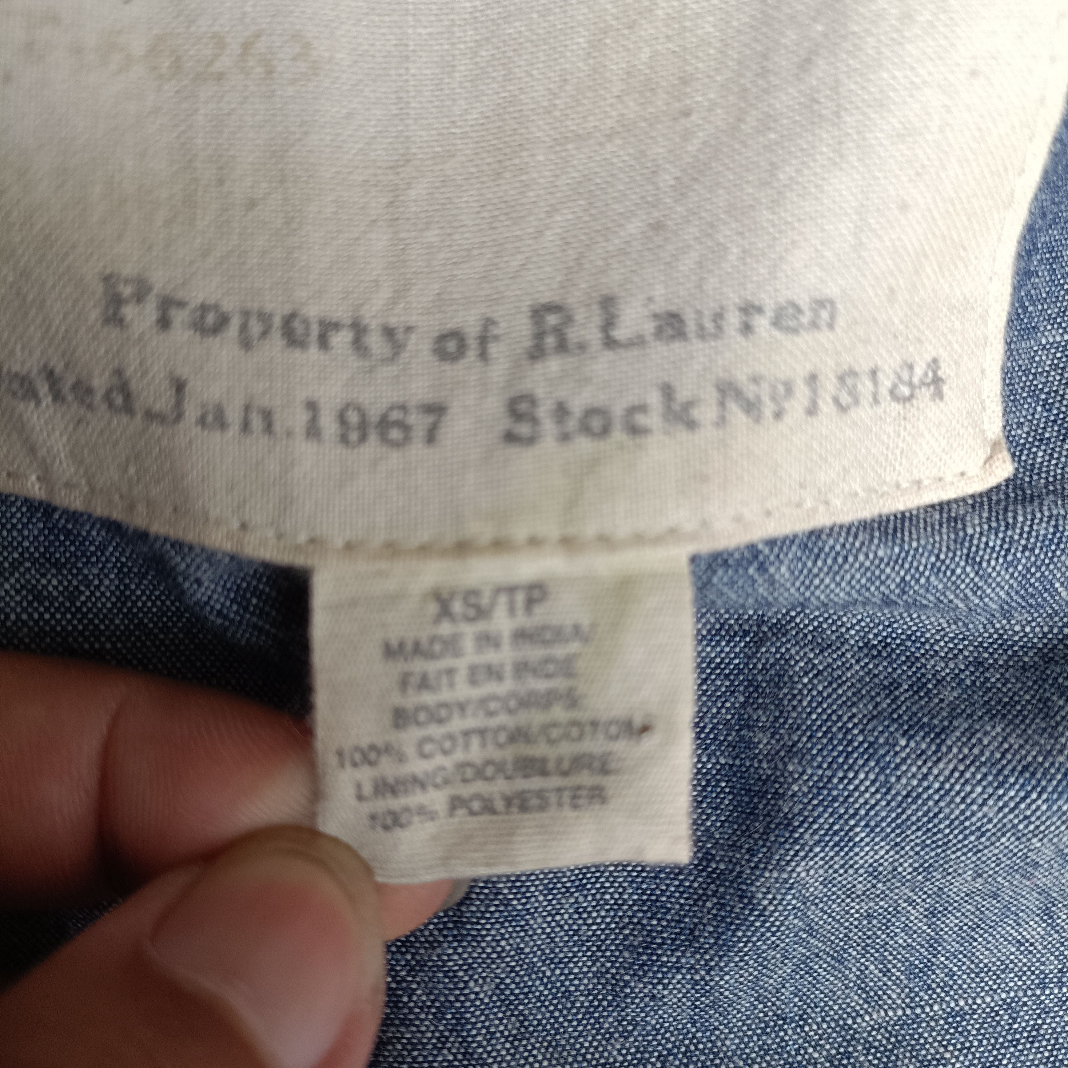 Denim & Supply Ralph Lauren × Indigo Vintage M65 Patchwork madras Jacket Size US S / EU 44-46 / 1 - 12 Thumbnail