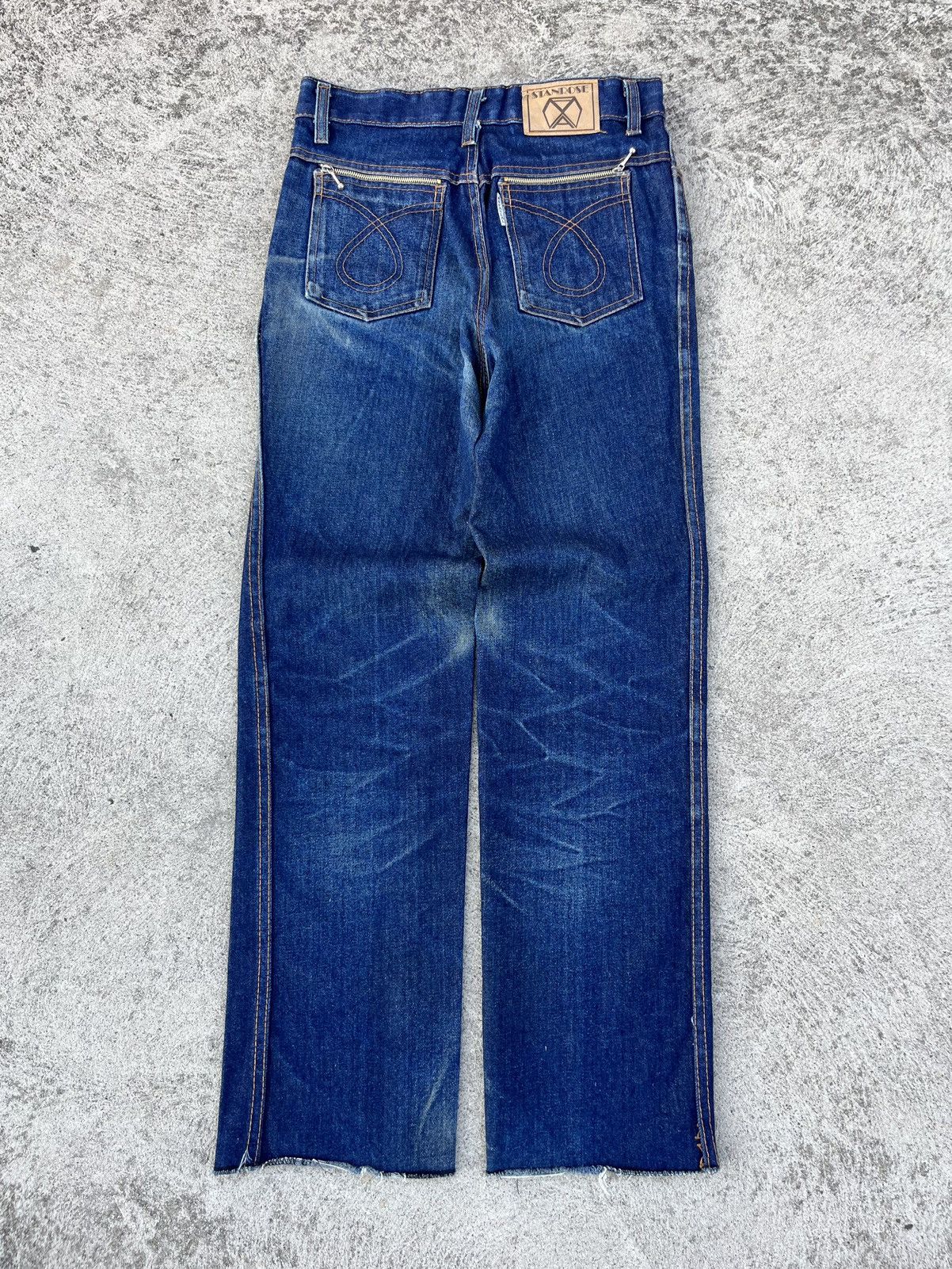 Hysteric Glamour × Japanese Brand × Vintage Vintage 80’s Stanrose Wash Flared Jeans Size US 28 / EU 44 - 1 Thumbnail