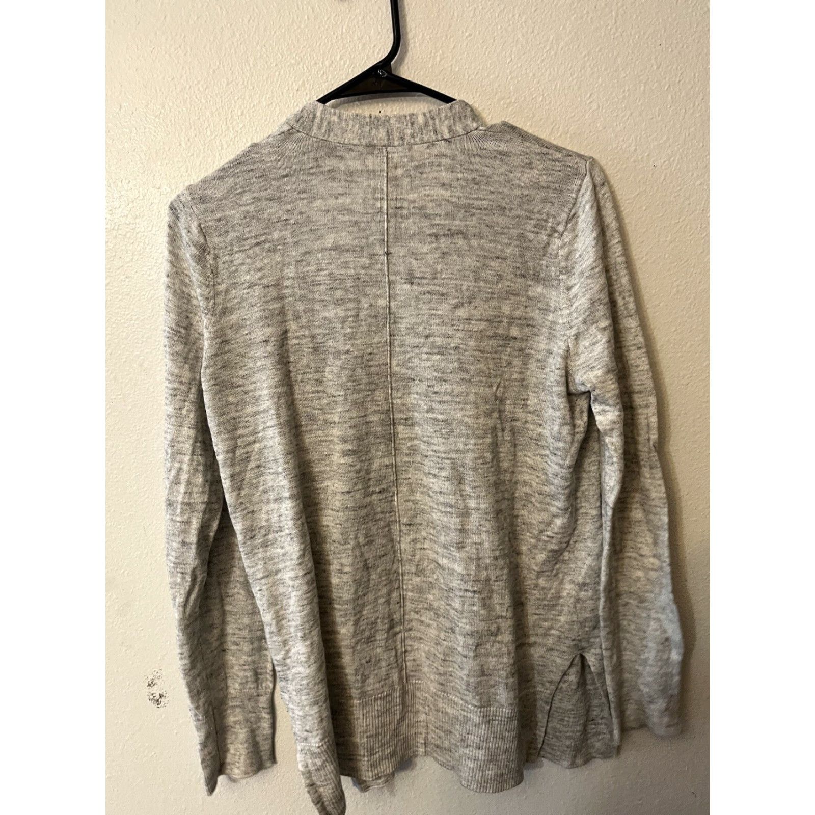 Gap Gap Cardigan Women's Short Sleeve Knit Open Front Medium Gray 90s Retro City Casual Size M / US 6-8 / IT 42-44 - 2 Thumbnail