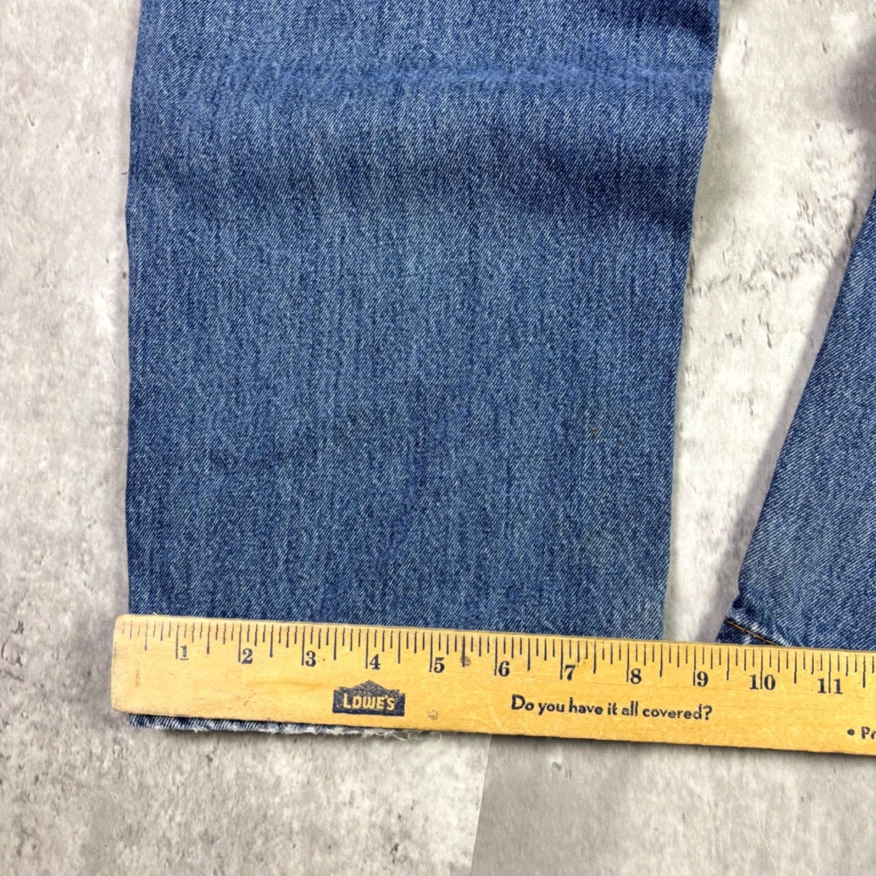 Denime VINTAGE Levi Strauss 550 Jeans Mens 32x30 Blue Denim 90s Straight Relaxed Fit 5-Pocket Size US 32 / EU 48 - 4 Thumbnail
