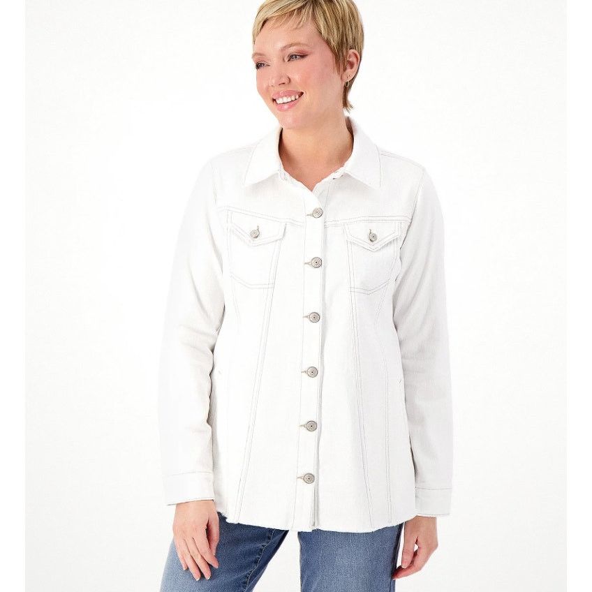 Other LOGO by Lori Goldstein Jeans Jacket Womens Size M / US 6-8 / IT 42-44 - 1 Thumbnail