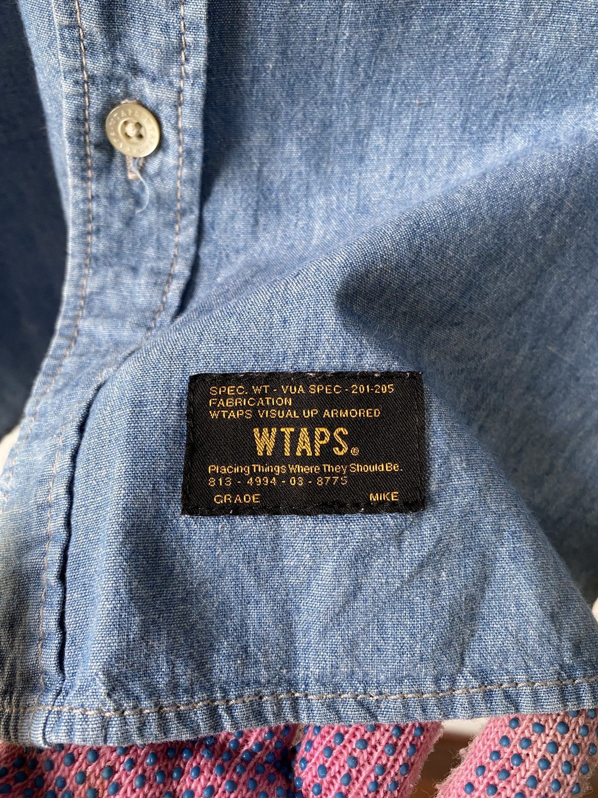 Japanese Brand × Wtaps 14AW WTAPS Japan Double Pocket Button Up Shirt Size US M / EU 48-50 / 2 - 8 Thumbnail