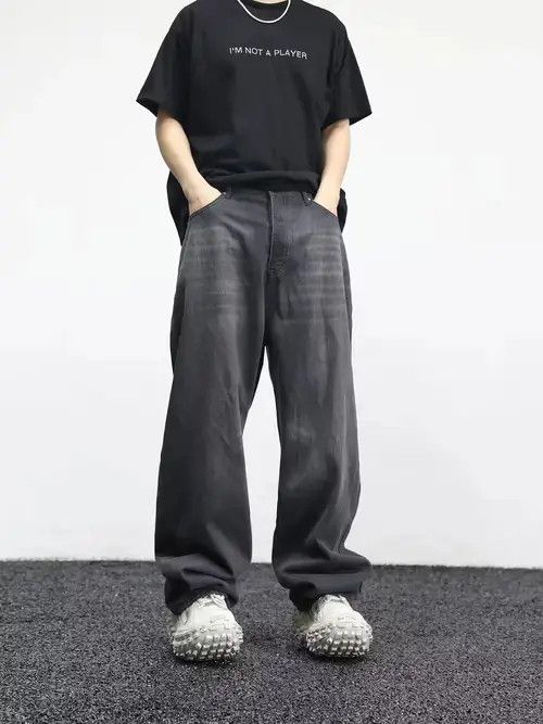 Other fade distressed baggy pants Size US 34 / EU 50 - 1 Thumbnail