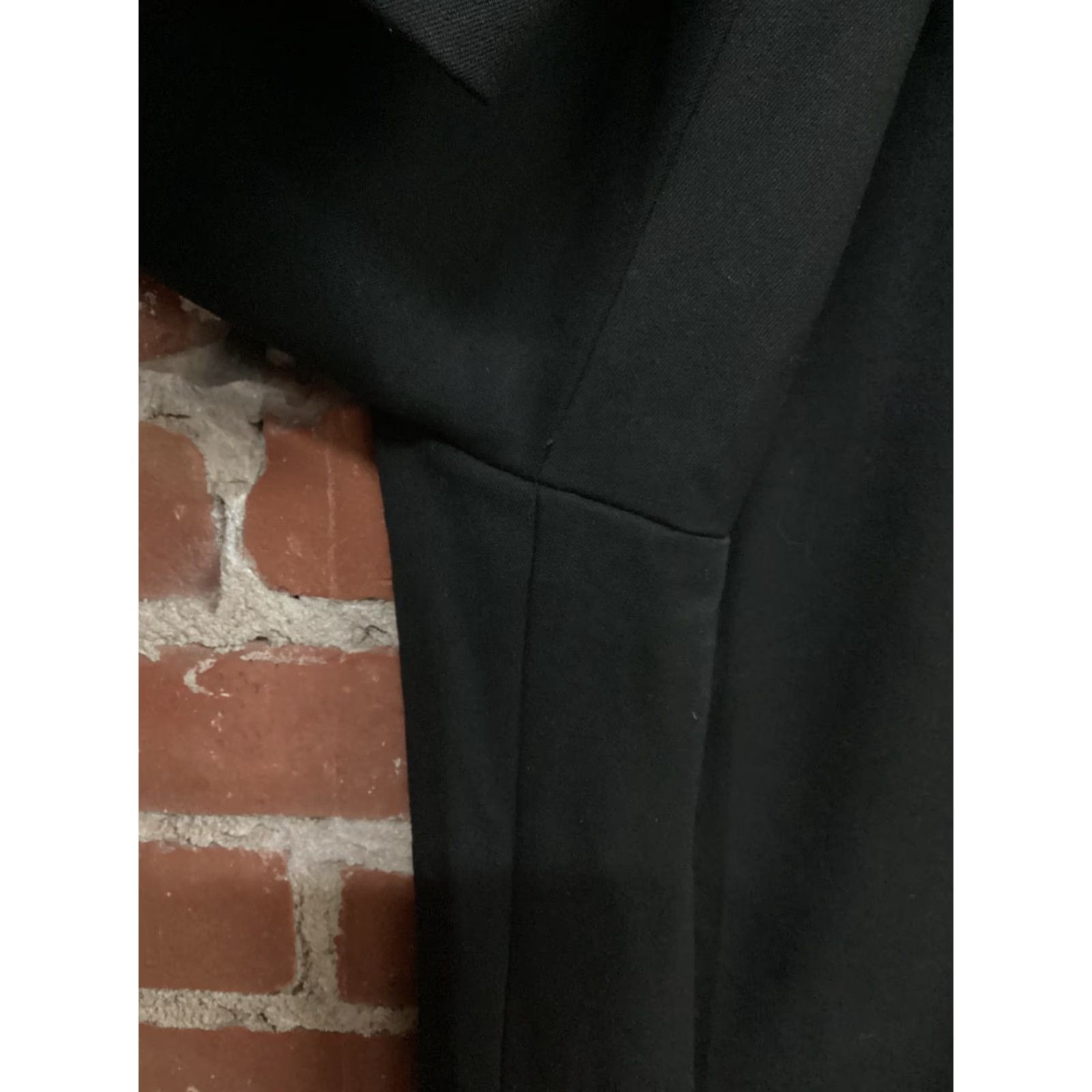 Express Express Pants Womens Crop High Rise 10R Black Polyester Spandex Knit Flat Front Skinny Regular Size 10R Workwear Casual Cropped Pants Women Size 42" / US 20 - 3 Thumbnail
