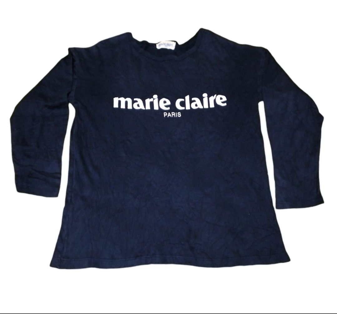 Designer × Japanese Brand Vintage Marie Claire Long Sleeve Shirt Size M / US 6-8 / IT 42-44 - 1 Thumbnail