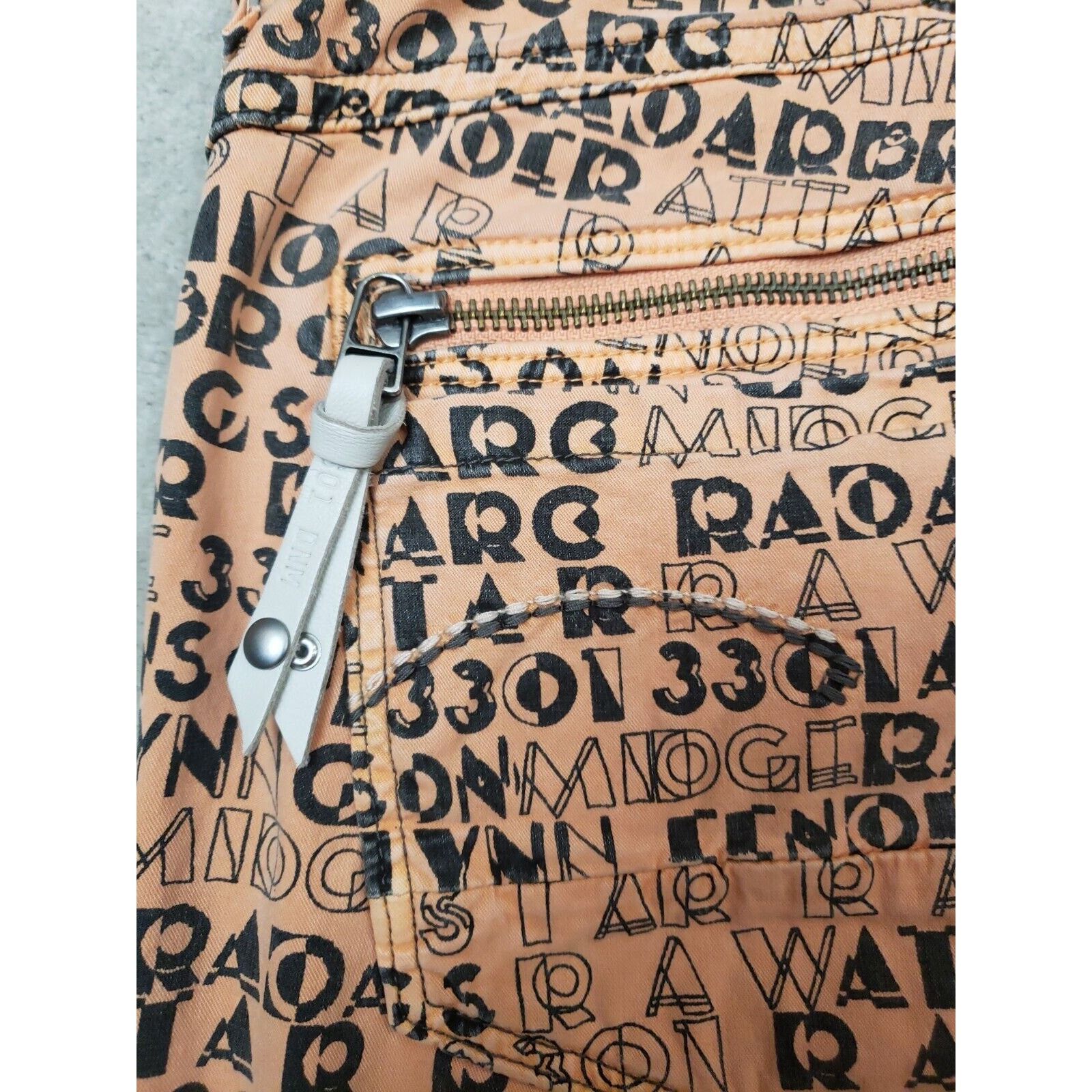 G-Star G STAR GS RAW 5204 Logo Style Crop Pants Front Pocket 32×25 Size US 32 / EU 48 - 9 Thumbnail