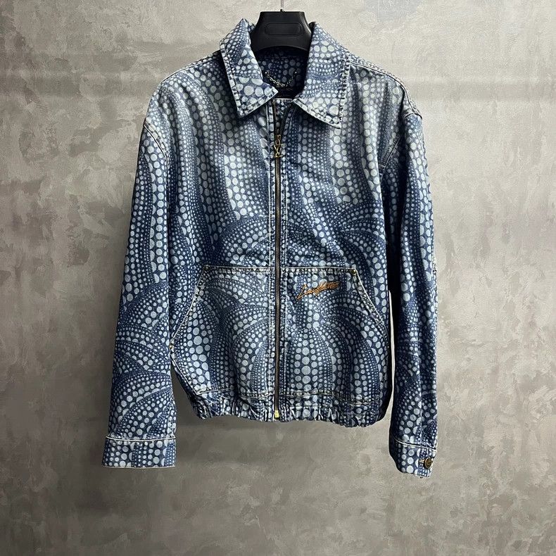 Louis Vuitton Louis Vuitton Blue Yayoi Kusama Co-branded Pumpkin Embroide Size US M / EU 48-50 / 2 - 1 Thumbnail