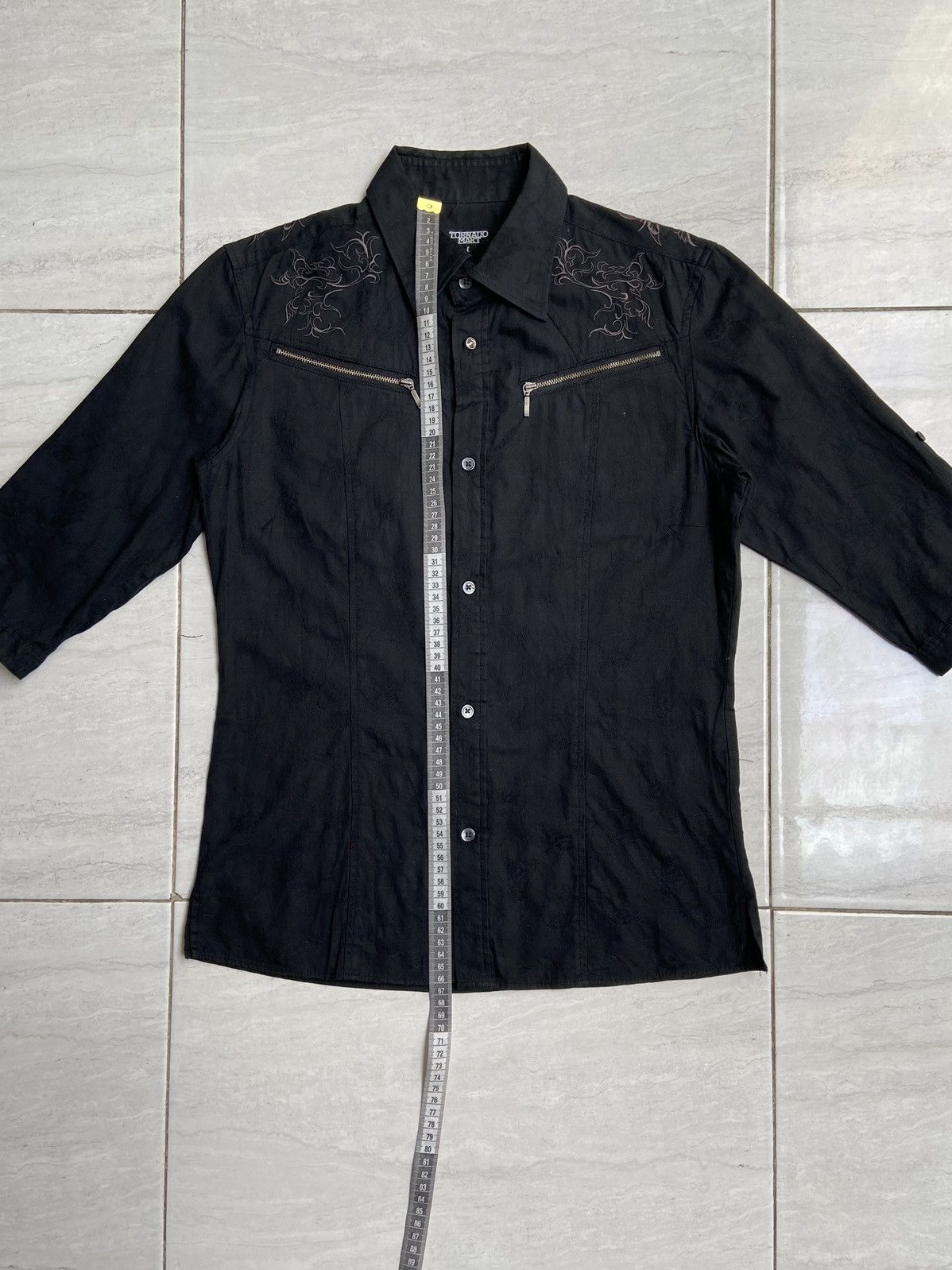 Tornado Mart TORNADO MART Black Shirt Size US S / EU 44-46 / 1 - 2 Thumbnail