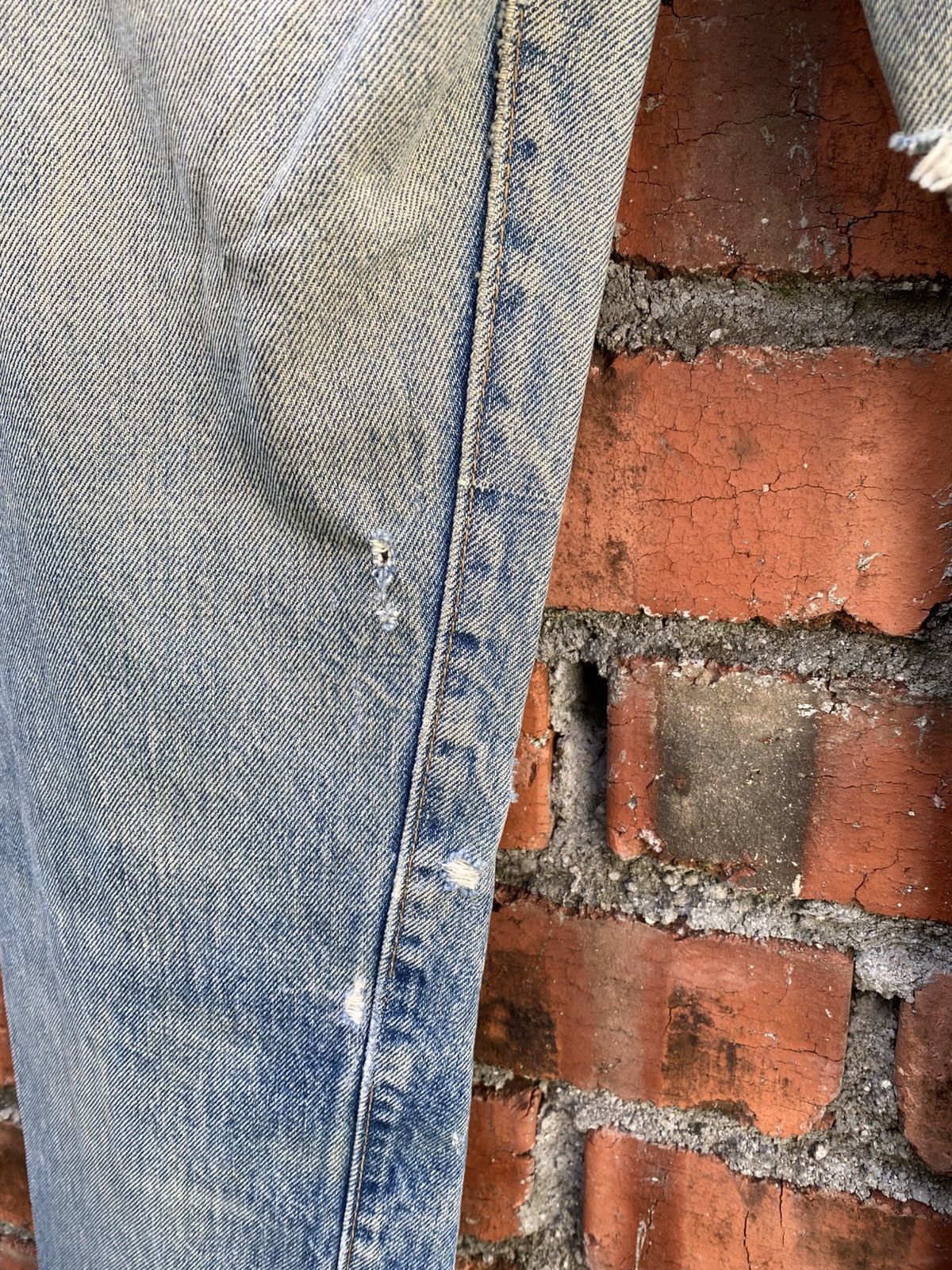 Levi's Vintage Clothing W30x32 vintage levi's redline distressed ripped jeans USA Size US 30 / EU 46 - 10 Thumbnail