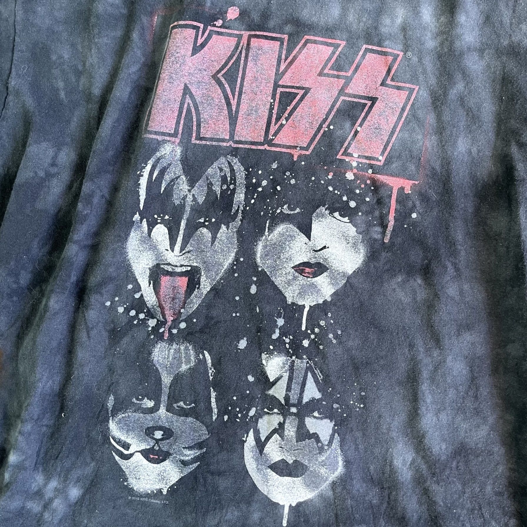 Liquid Blue KISS Liquid Blue Shirt Mens XL Black Band Faces Graphic Tee T-Shirt Rock Music Size US XL / EU 56 / 4 - 1 Thumbnail
