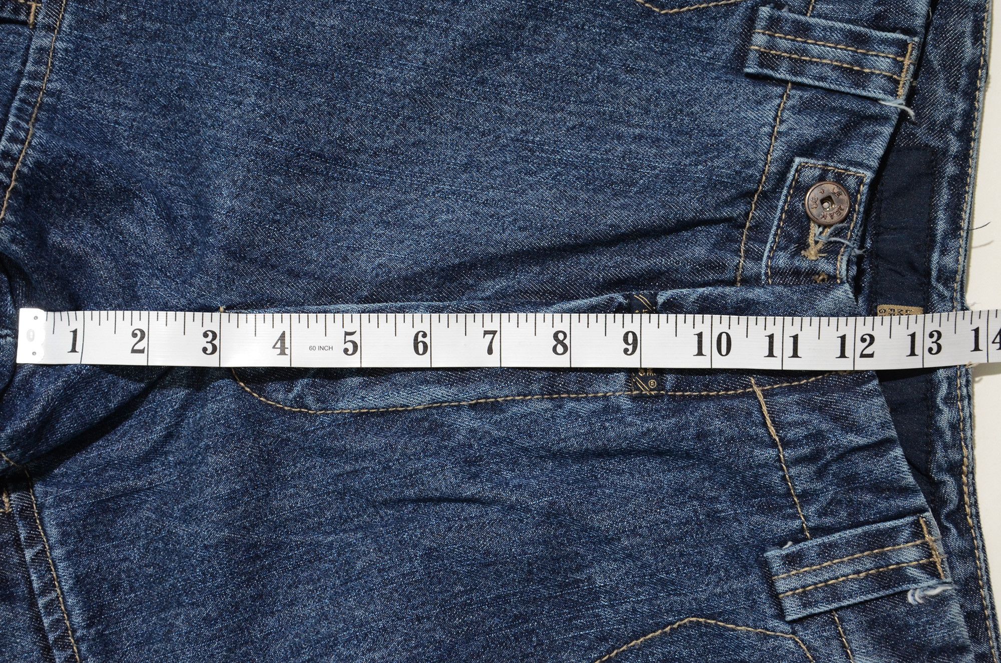 Marithe + Francois Girbaud M+FG Long Denim Shorts W32 Y2K Hip Hop 2006 Rare Craft Size US 32 / EU 48 - 12 Thumbnail