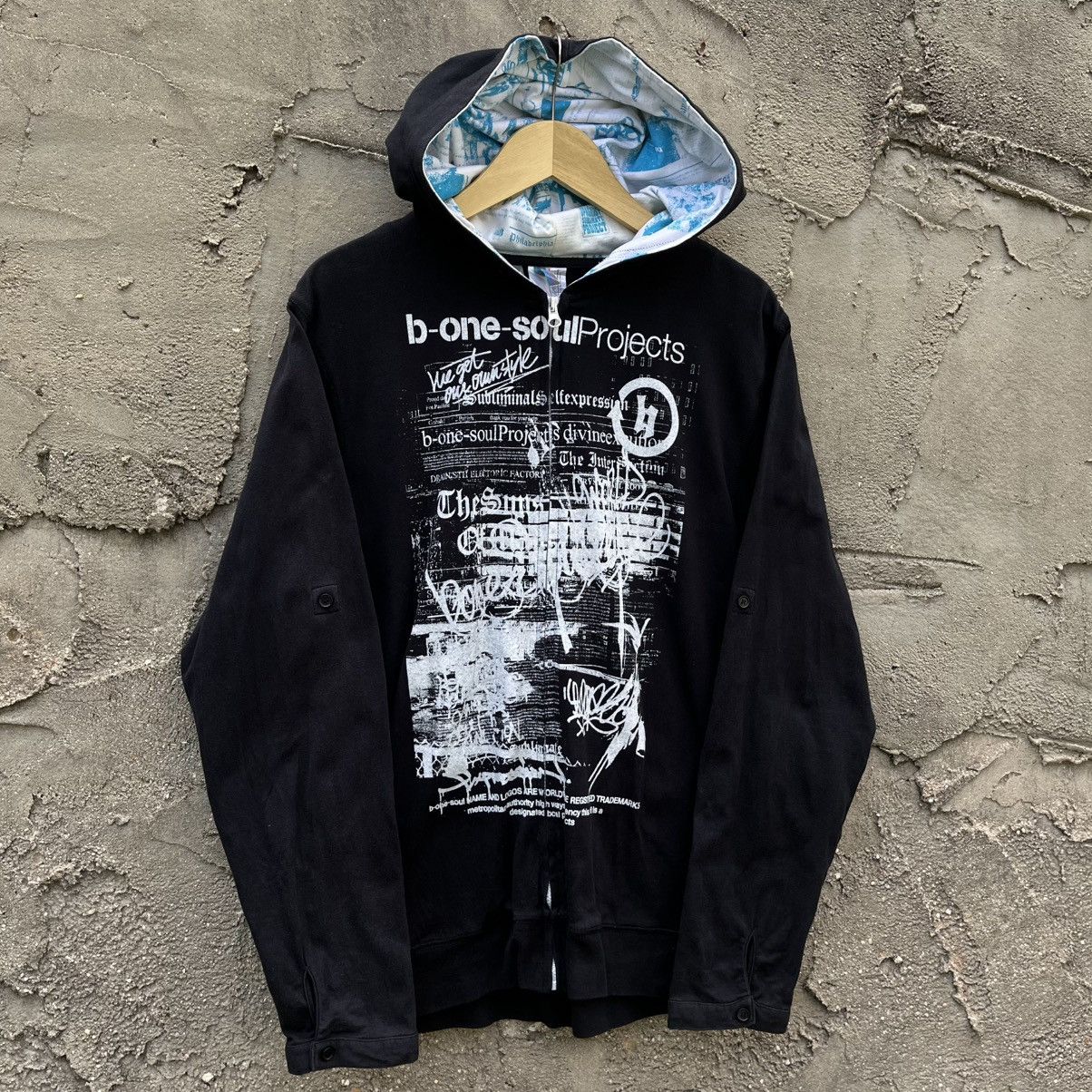 If Six Was Nine B one soul poem Zipper hoodie Size US L / EU 52-54 / 3 - 2 Thumbnail