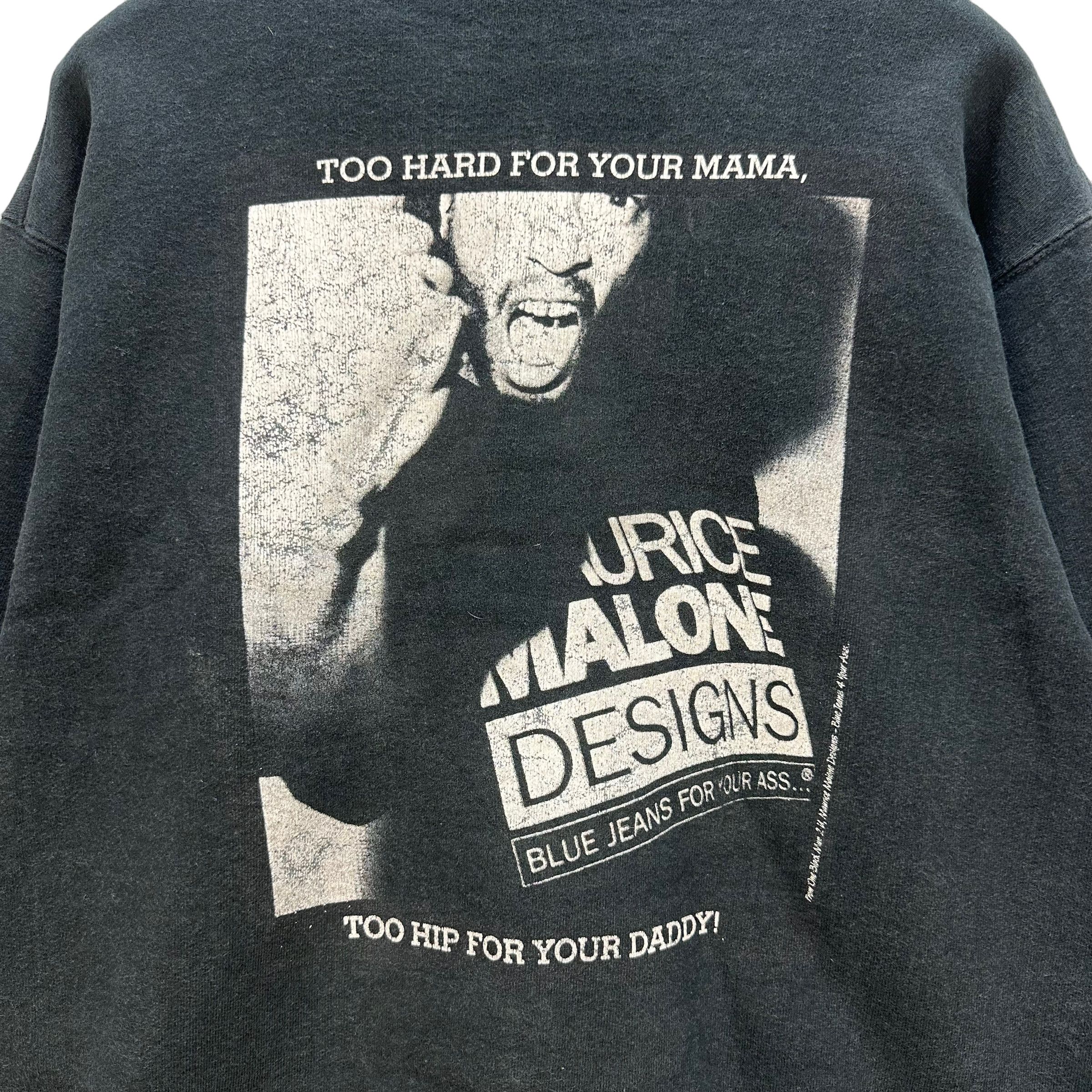Japanese Brand MAURICE MALONE DESIGNS BIG LOGO SWEATSHIRTS #8482-011 Size US M / EU 48-50 / 2 - 2 Thumbnail
