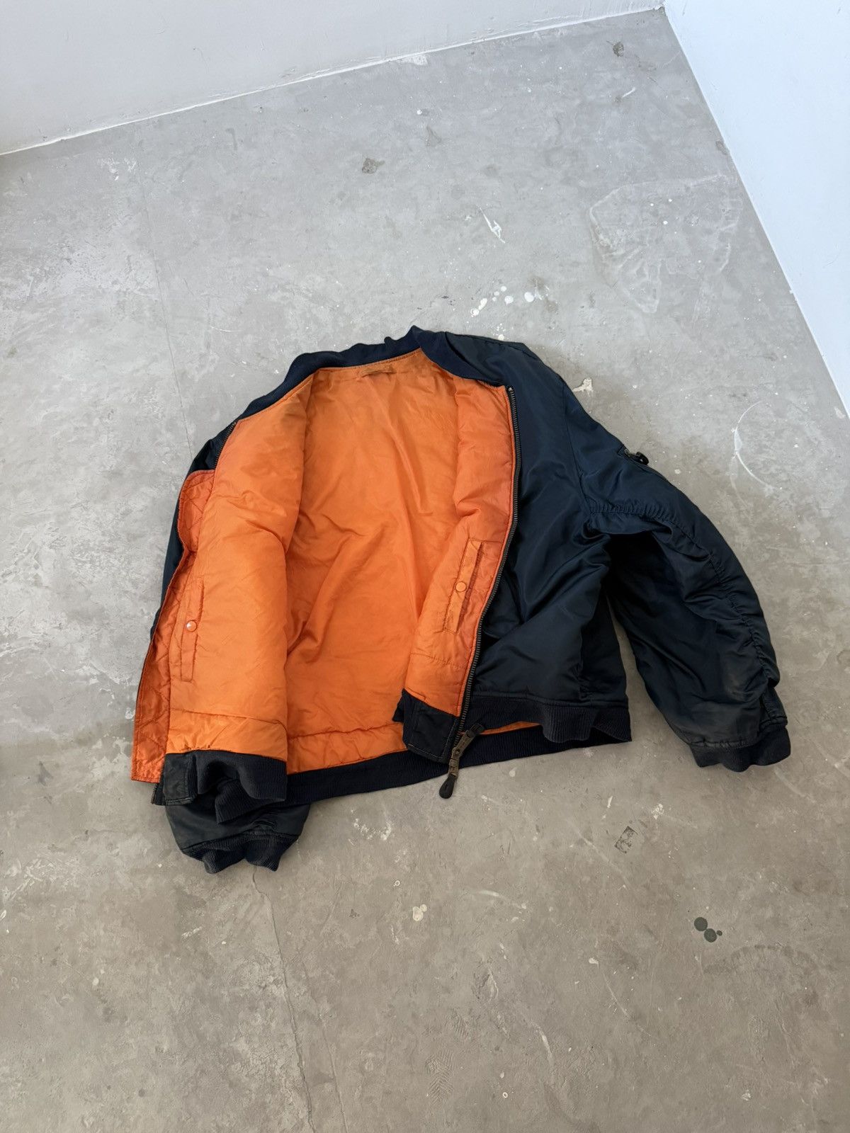 Other 90s Buster Bomber Aviator MA-1 Flight Jacket Size US XXL / EU 58 / 5 - 7 Thumbnail