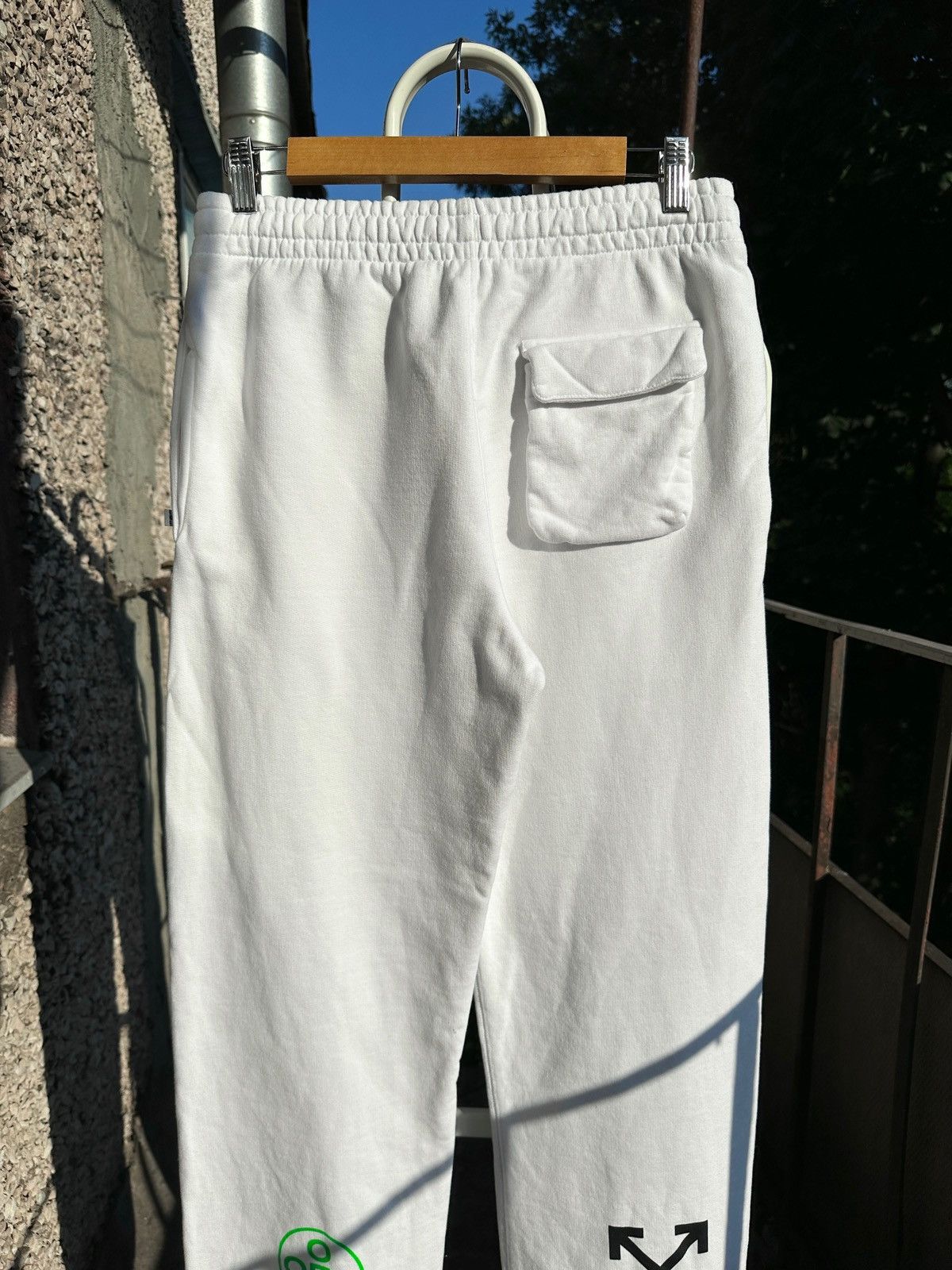 Off-White Off-White Golden Ratio White Sweatpants Size US 30 / EU 46 - 12 Thumbnail