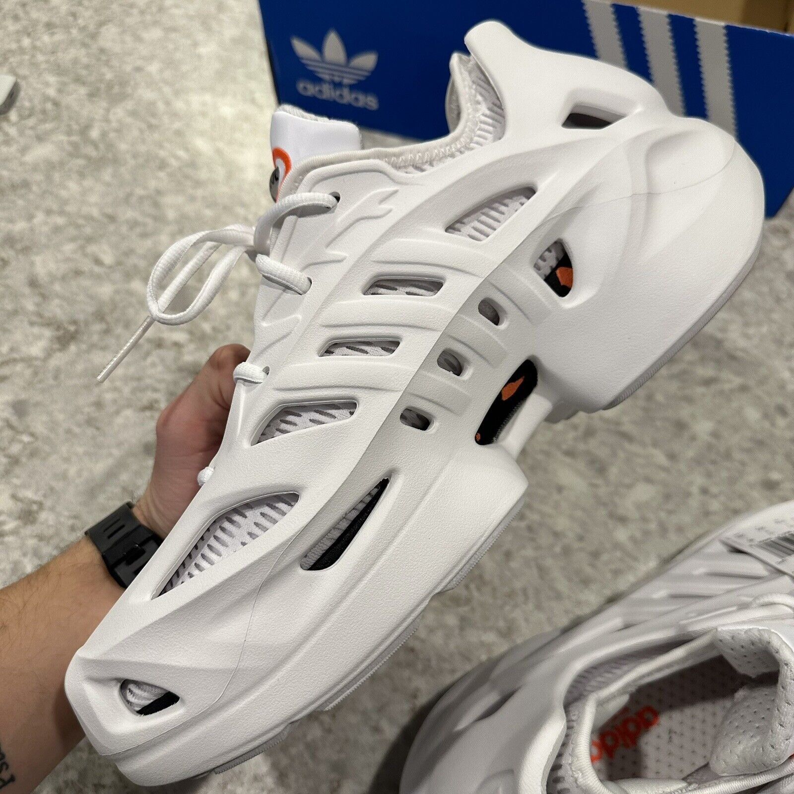 Adidas Size 11.5 - adidas AdiFOM Climacool Low Crystal White | Foam Size US 11.5 / EU 44-45 - 12 Thumbnail