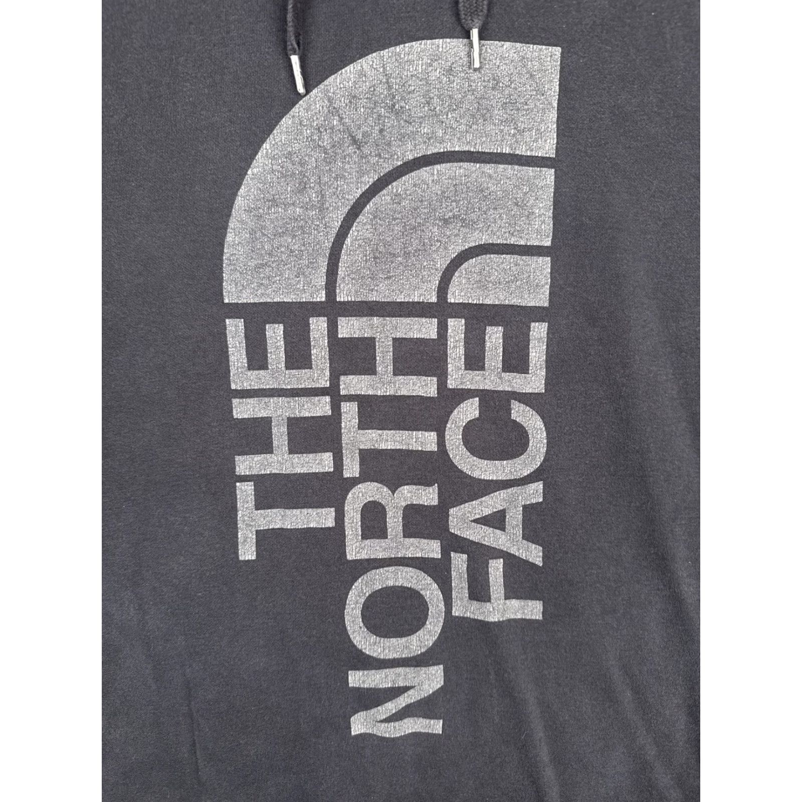 The North Face The North Face Hoodie Mens Large Black Logo Pullover Fleece Sweatshirt Graphic Print Size US L / EU 52-54 / 3 - 6 Thumbnail