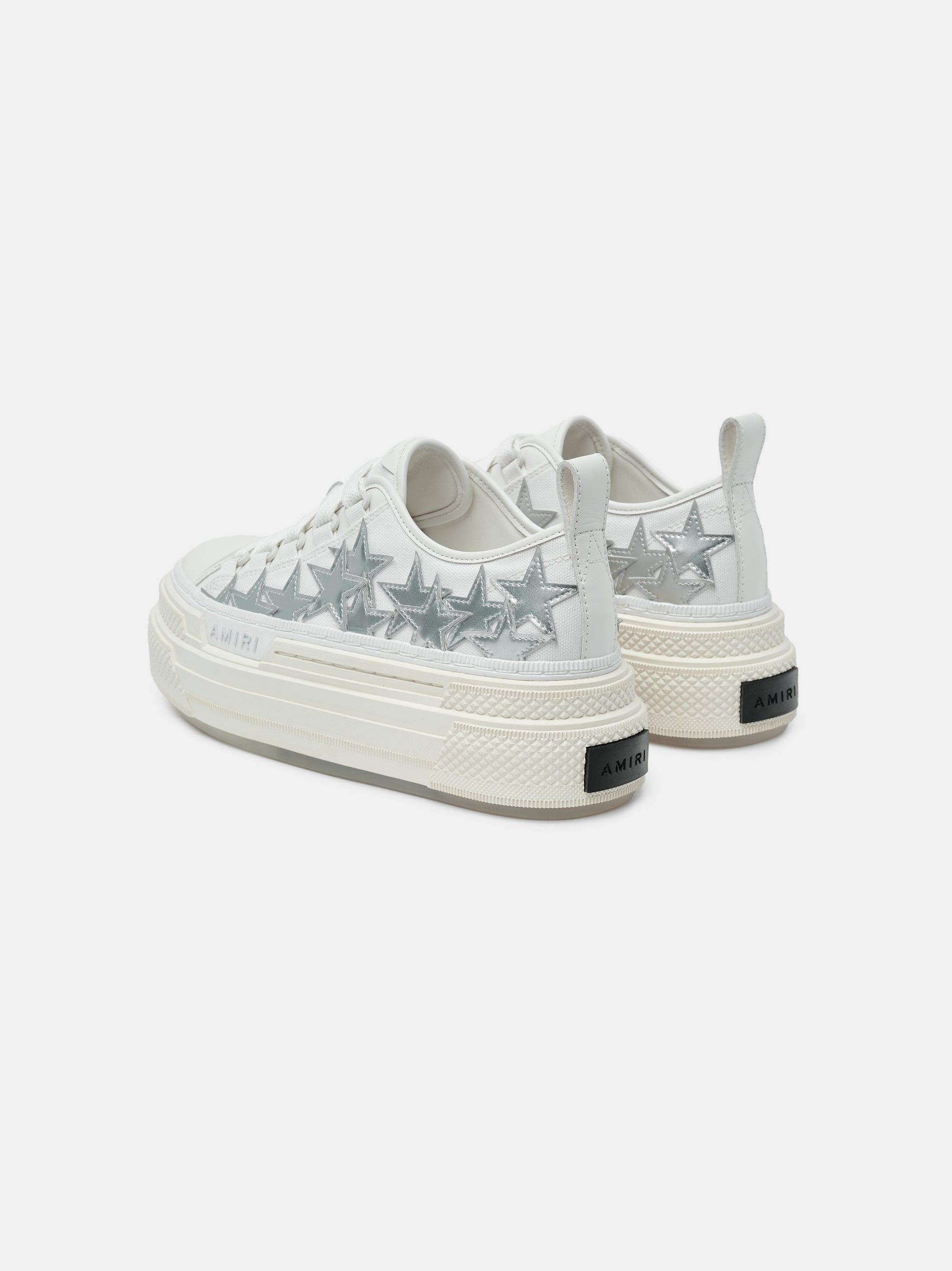 Amiri o1orln1025 Metallic Platform Stars Court Sneakers Size US 11 / IT 41 - 4 Thumbnail