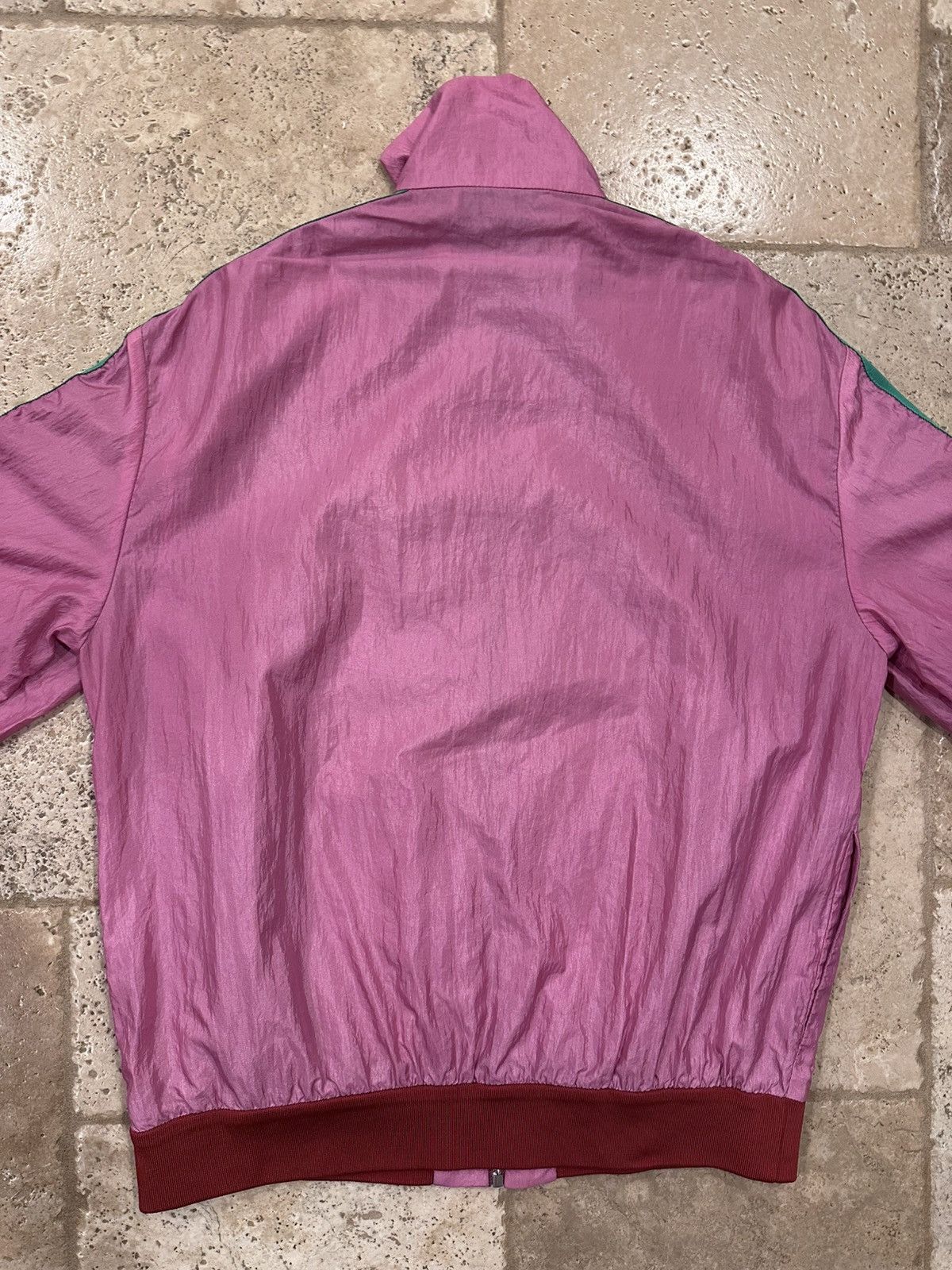 Gucci Gucci GG Logo Pink Zip Up Windbreaker Technical 2018 Jacket Size US M / EU 48-50 / 2 - 11 Thumbnail