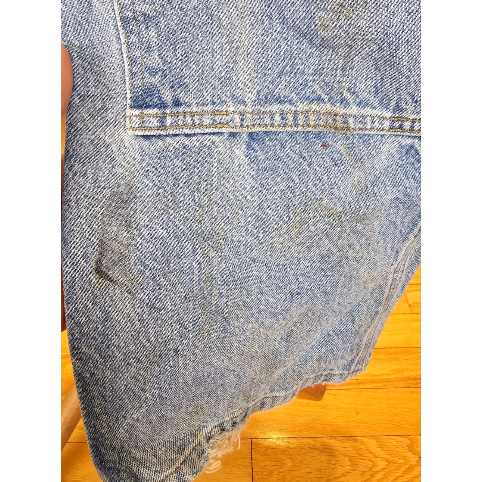 Carhartt VINTAGE Carhartt Denim Double Knees Work Jeans Pants TAG SIZE 30X30 08 Mens Carpenter Blue 90s Jeans Pants Women? Size US 30 / EU 46 - 5 Thumbnail