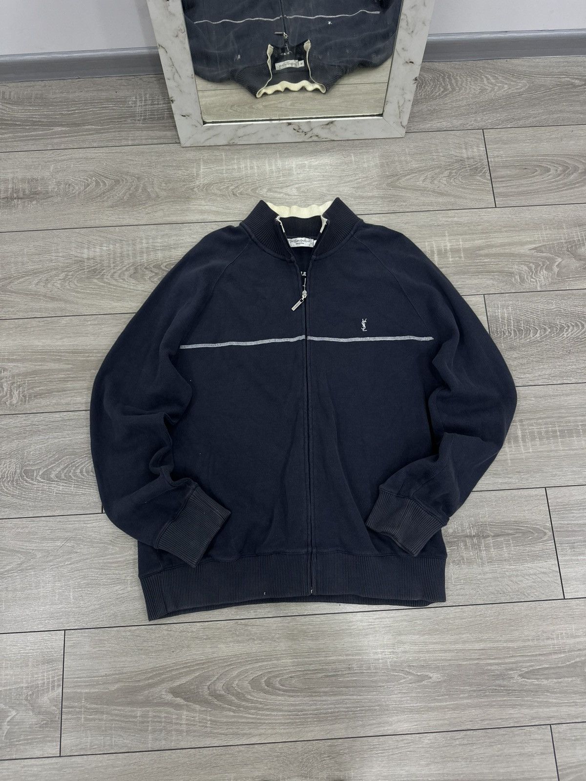 Yves Saint Laurent Yves Saint Laurent YSL Vintage 1/4 Zip Sweater Rare Size US XL / EU 56 / 4 - 4 Thumbnail