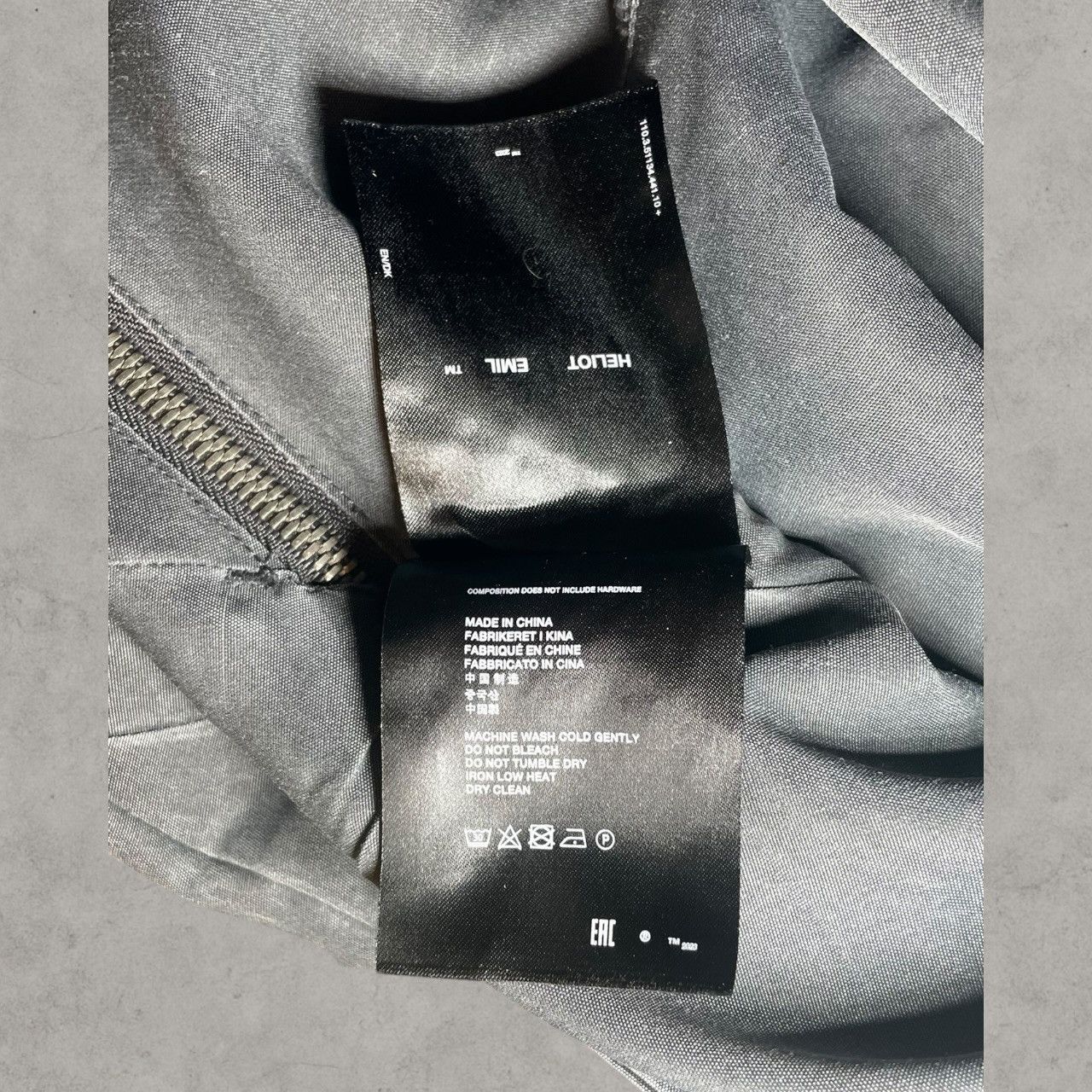 Heliot Emil SS26 Heliot Emil Crinis Oversized Gray Shell Jacket Sz 50 Size US M / EU 48-50 / 2 - 11 Thumbnail