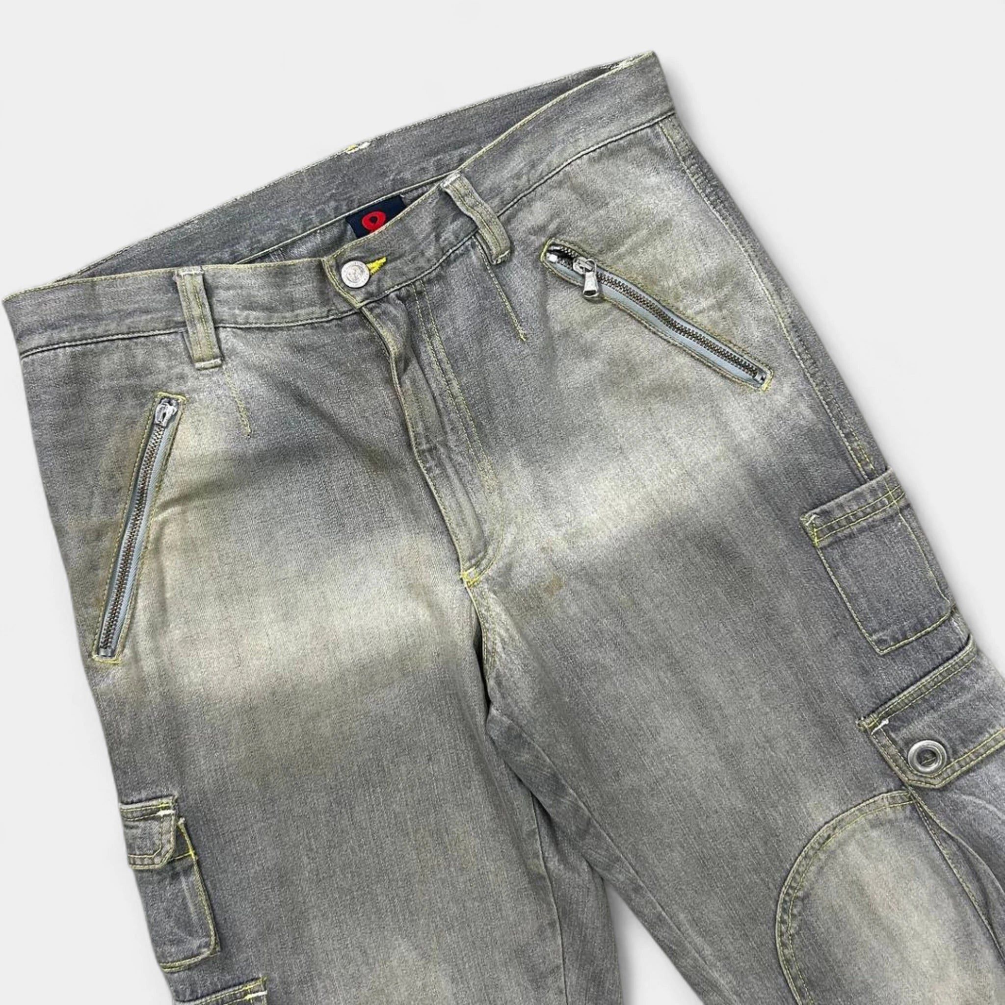 Dolce & Gabbana Dolce & Gabbana Grey Washed Cargo Pants Size US 30 / EU 46 - 2 Thumbnail