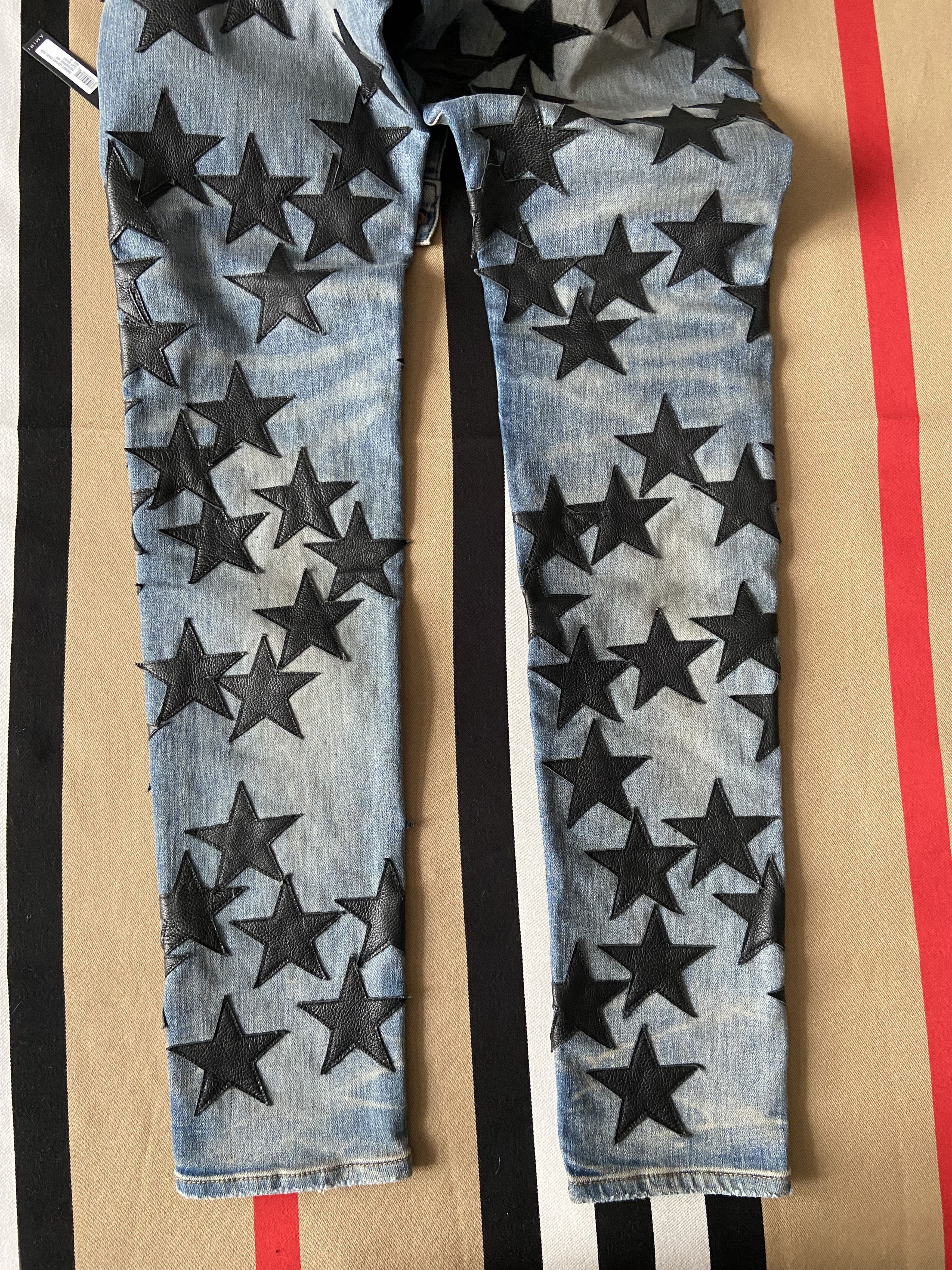 Amiri New AMIRI Chemist Leather Star Jeans Size US 32 / EU 48 - 11 Thumbnail