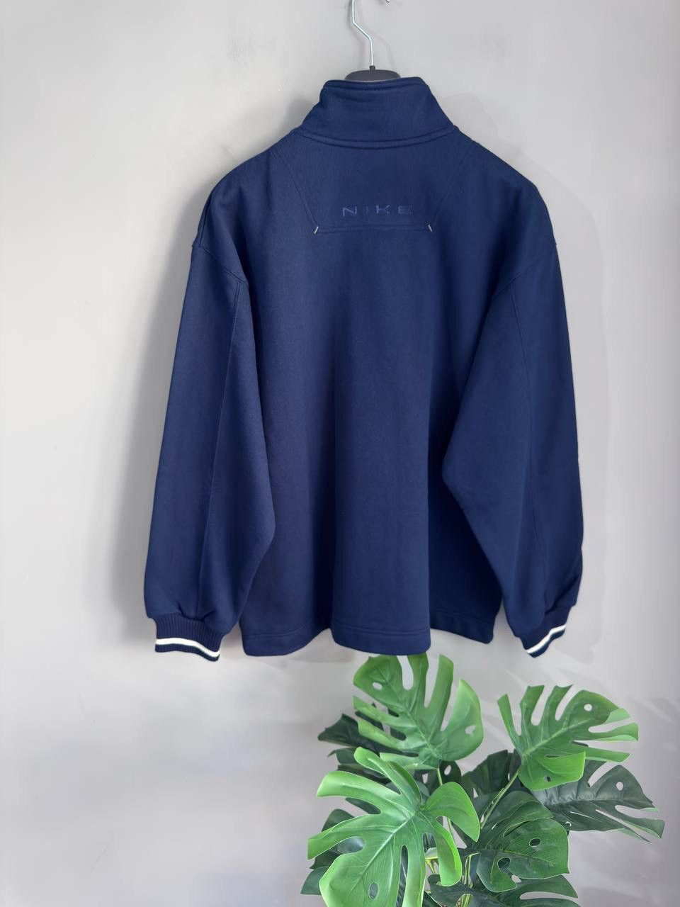Nike Vintage Nike 90s Y2K Men's Navy 1/4 Zip Fleece Sweater, M Size US M / EU 48-50 / 2 - 14 Thumbnail