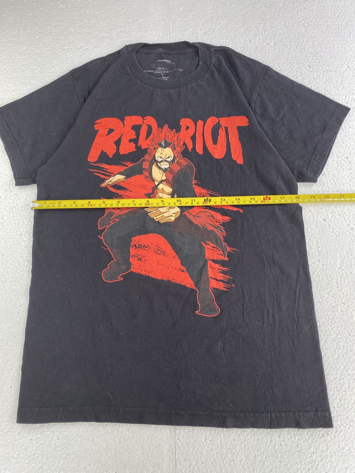 Anime × Vintage MY HERO ACADEMIA RED RIOT Tshirt (B13) Size US S / EU 44-46 / 1 - 5 Thumbnail