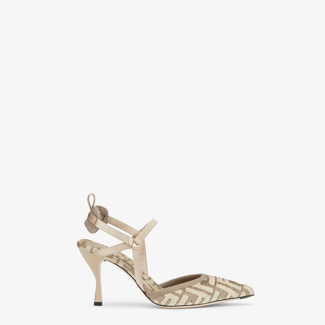 Fendi o1w1db10325 8X8326 Colibri Lite Pumps in Beige Size US 7 / IT 37 - 1 Thumbnail