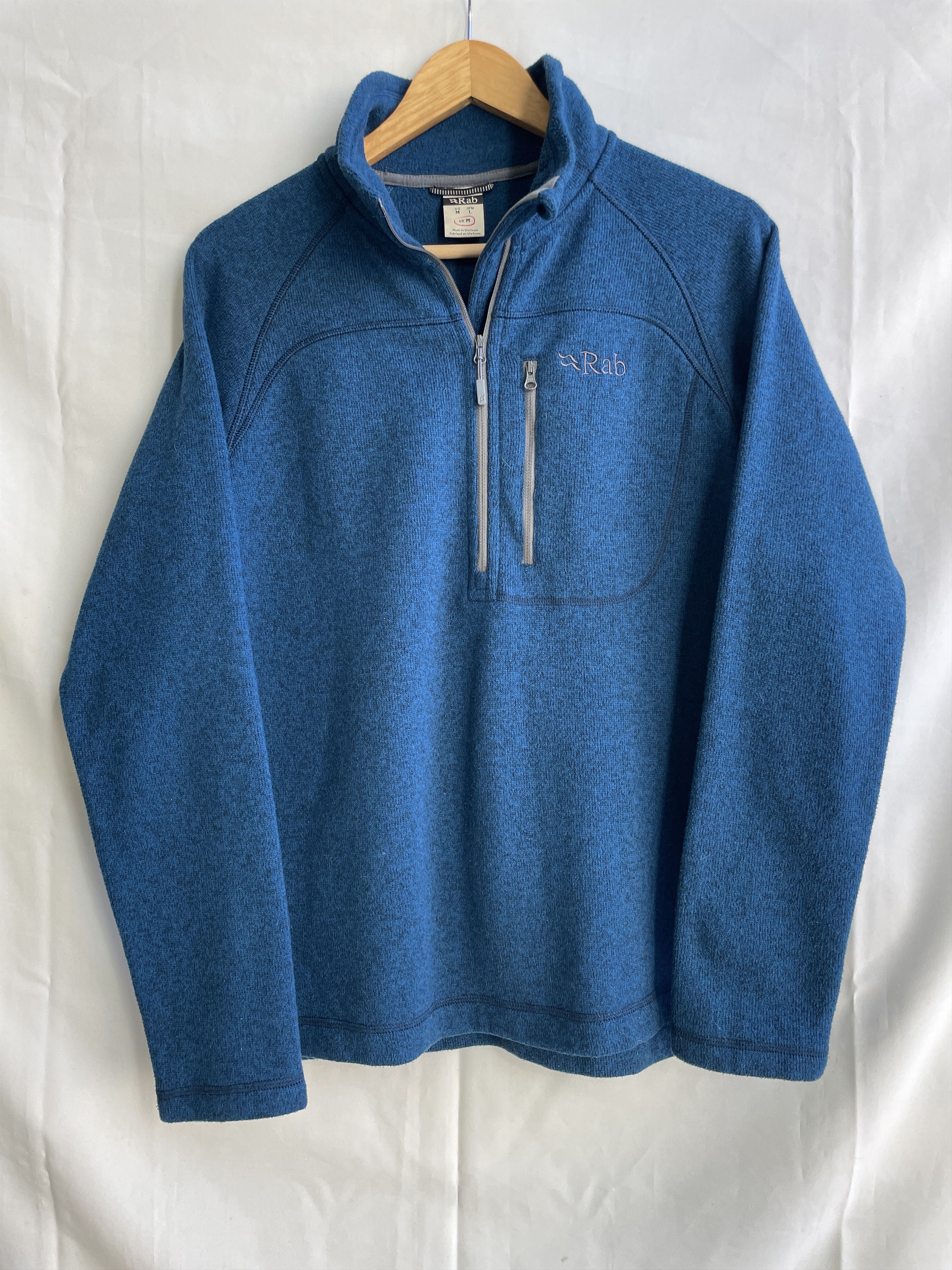 Rab Rab Quest Half Zip Fleece Blue Pullover Size M Size US M / EU 48-50 / 2 - 1 Thumbnail