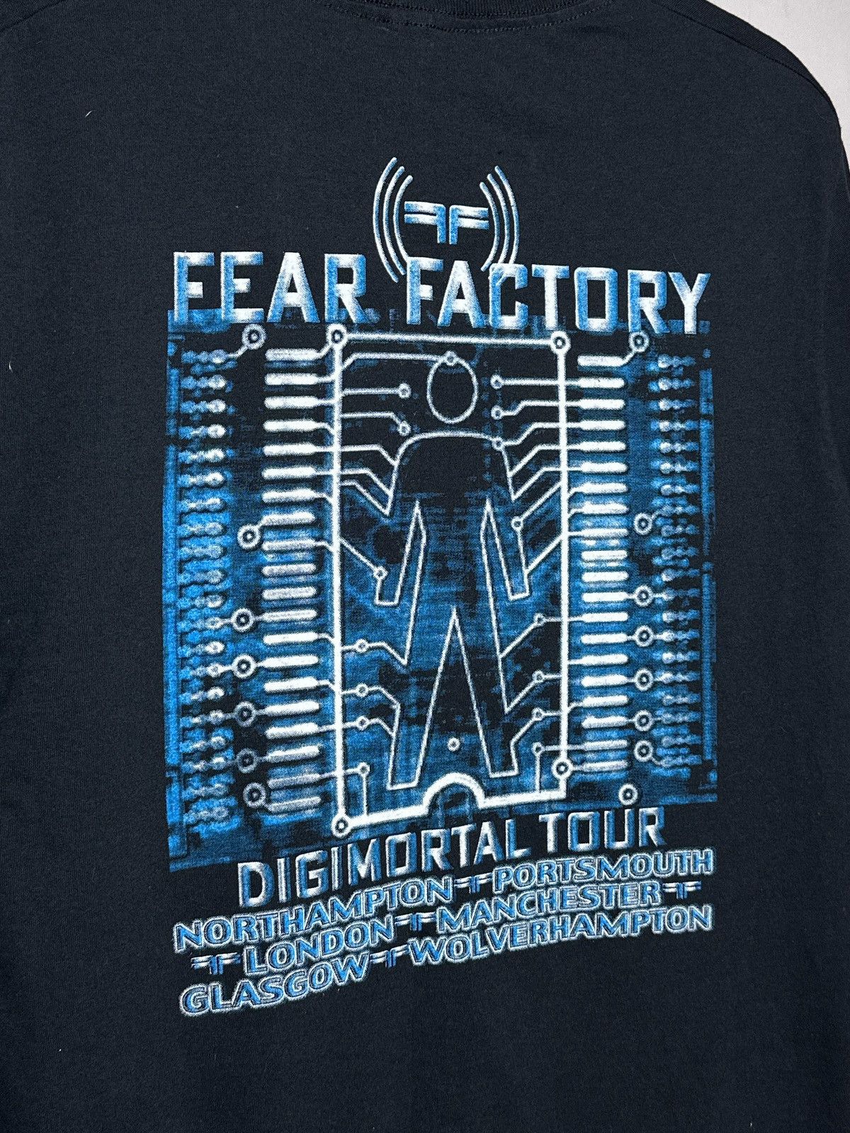 Band Tees Fear Factory Digimortal Tour Tshirt Vintage Size US XL / EU 56 / 4 - 6 Thumbnail
