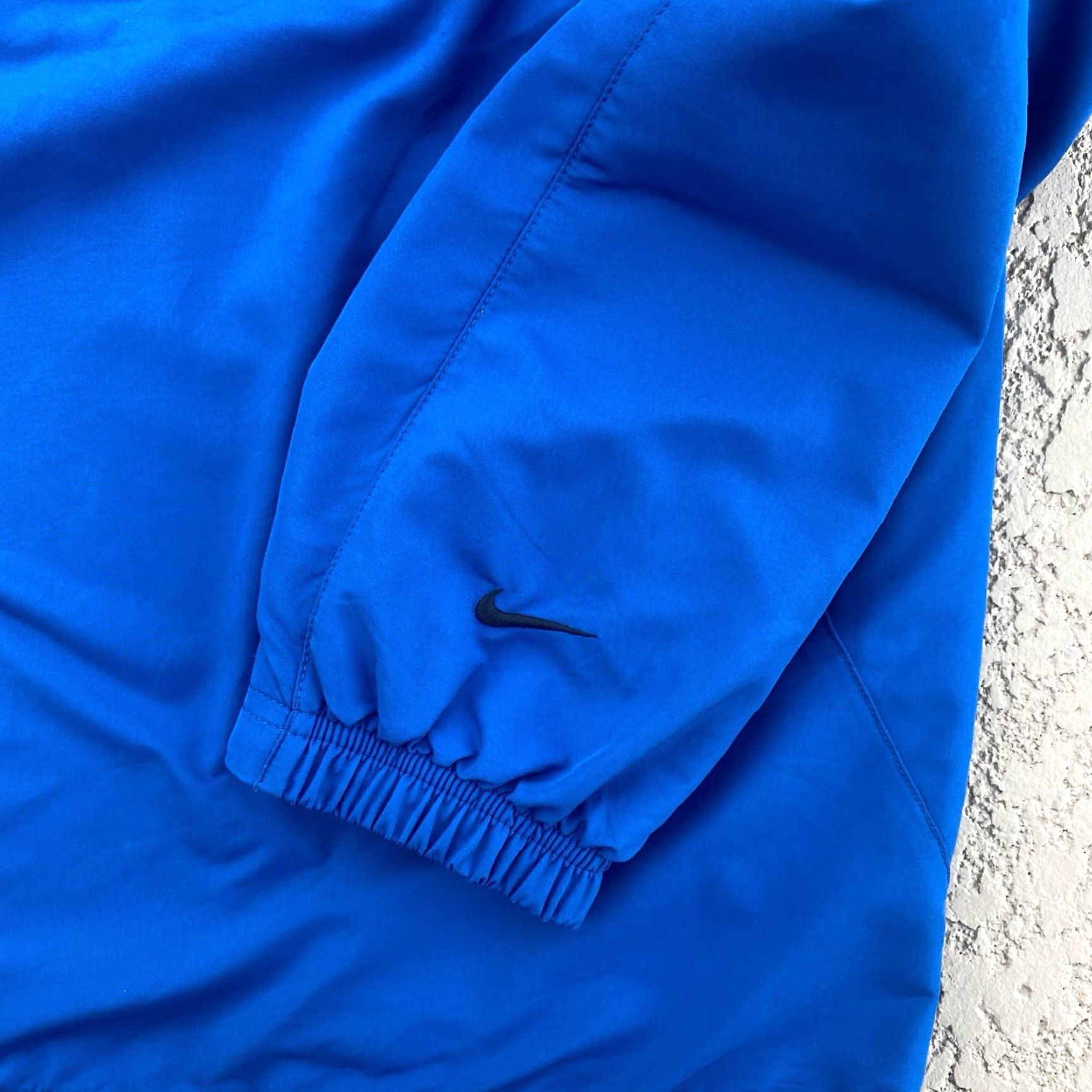 Nike VINTAGE Nike Golf Jacket Swoosh Nylon Blue XL Men Windbreaker 90s Style Size US XL / EU 56 / 4 - 7 Thumbnail