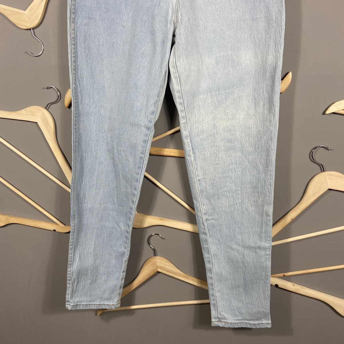 Vintage Vintage Dollywood High-Waist Light Blue Denim Jeans Size US 36 / EU 52 - 7 Thumbnail